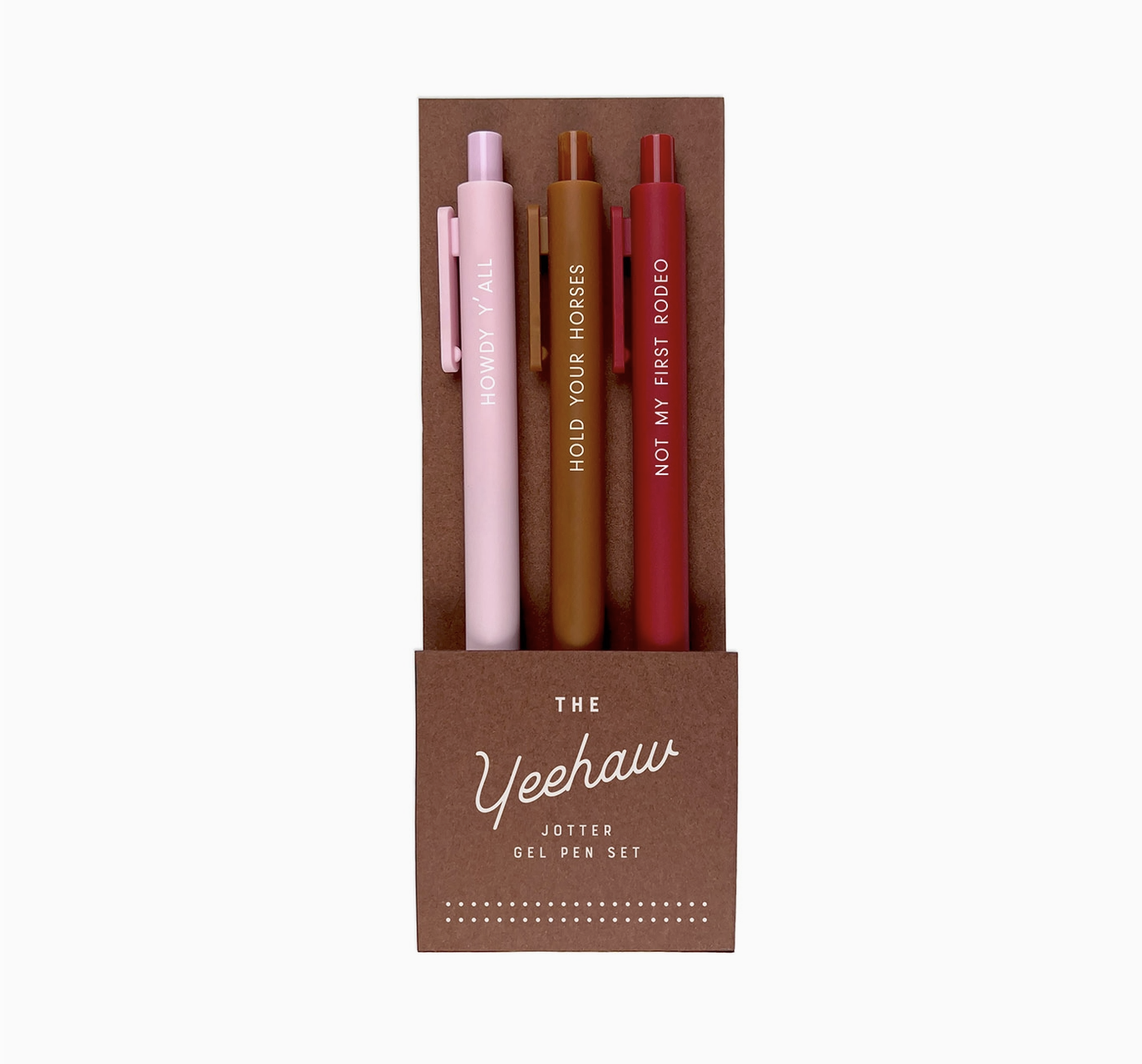 Yeehaw Jotter Gel Pen: Set of 3