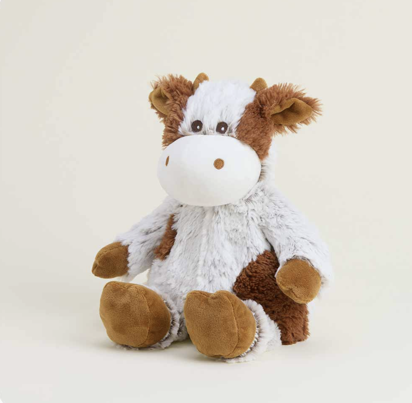 Warmies Cinnamon Latte Cow (Side Angle).png