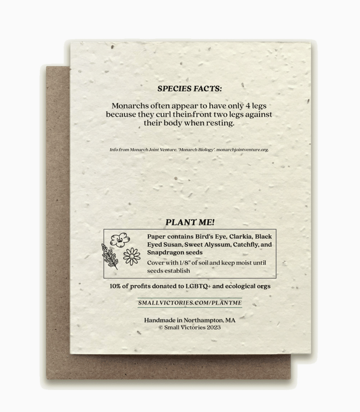 Small Victories Monarch Butterfly Plantable Card Back.png