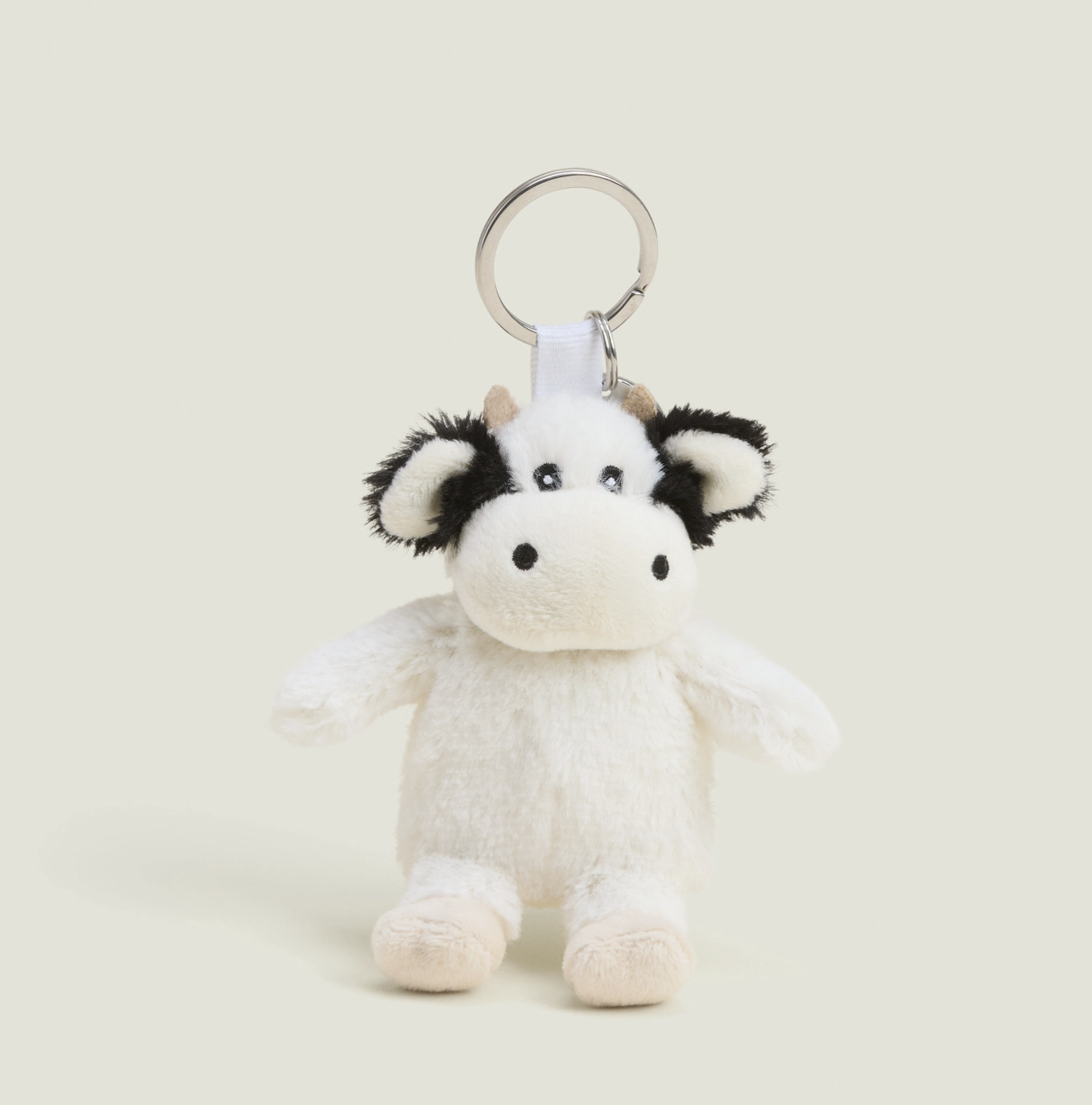 Black & White Cow Keyring Warmies®