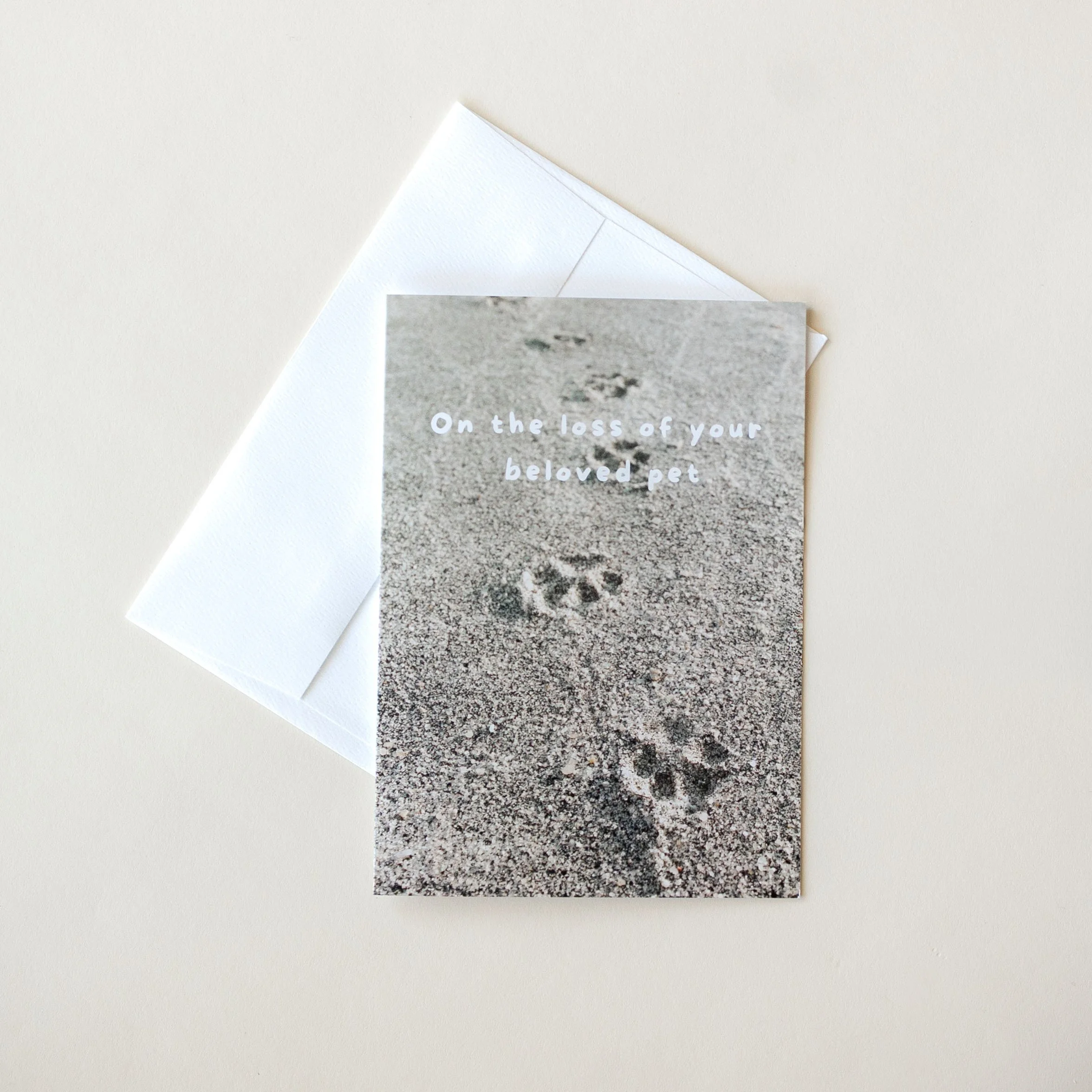 Loss of Pet Sympathy Greeting Card