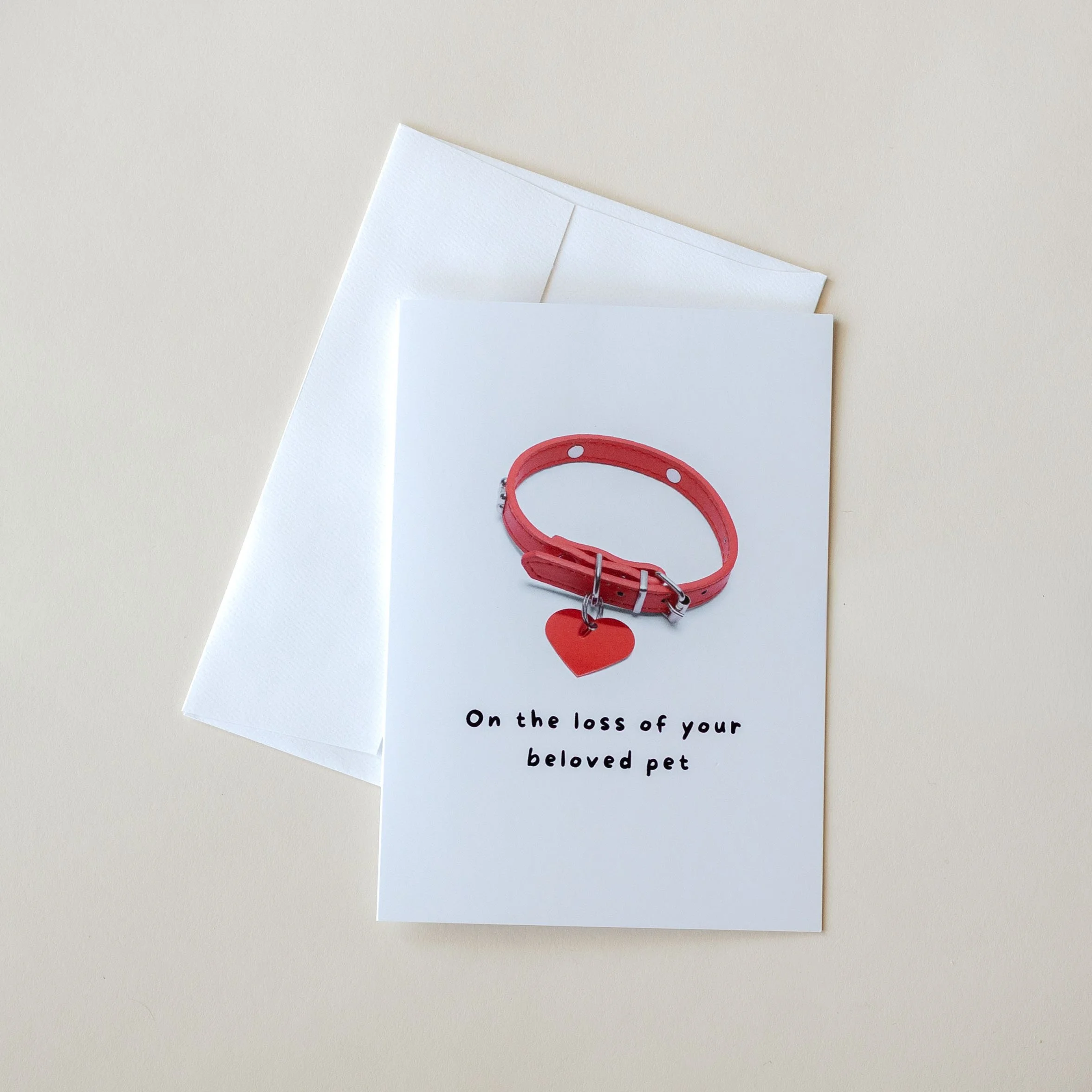 Loss of Pet Sympathy Greeting Card