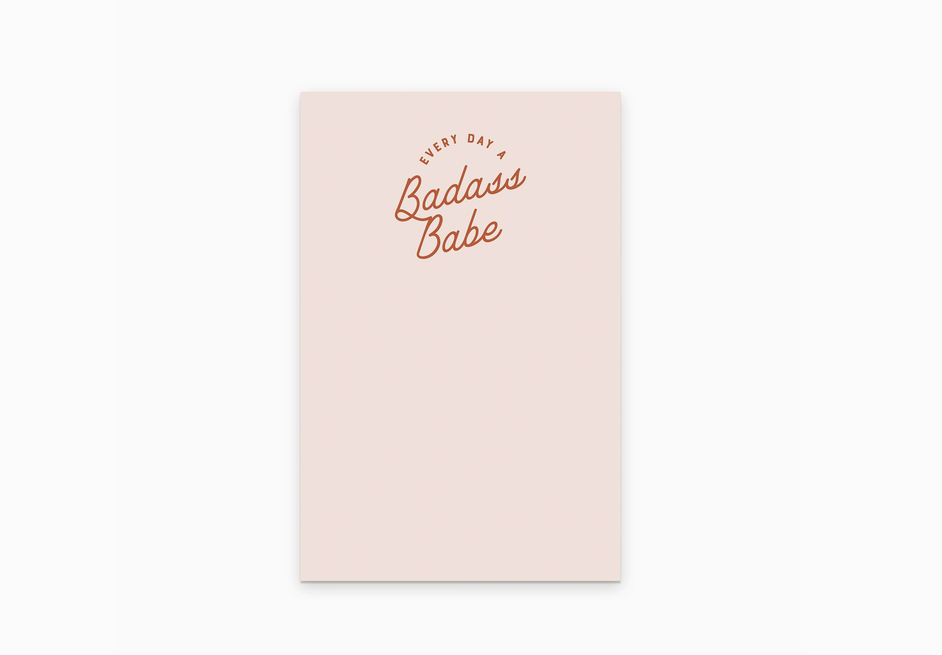 Badass Babe Notepad