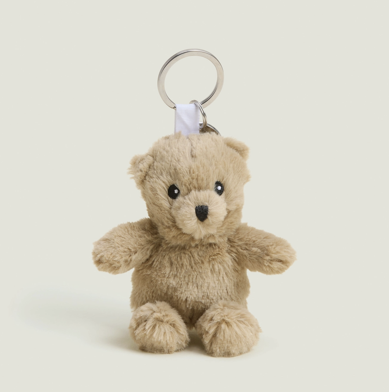 Brown Curly Bear Keyring Warmies®