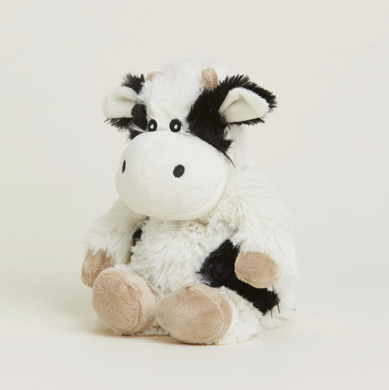 Black and White Cow Warmies Junior Side.png