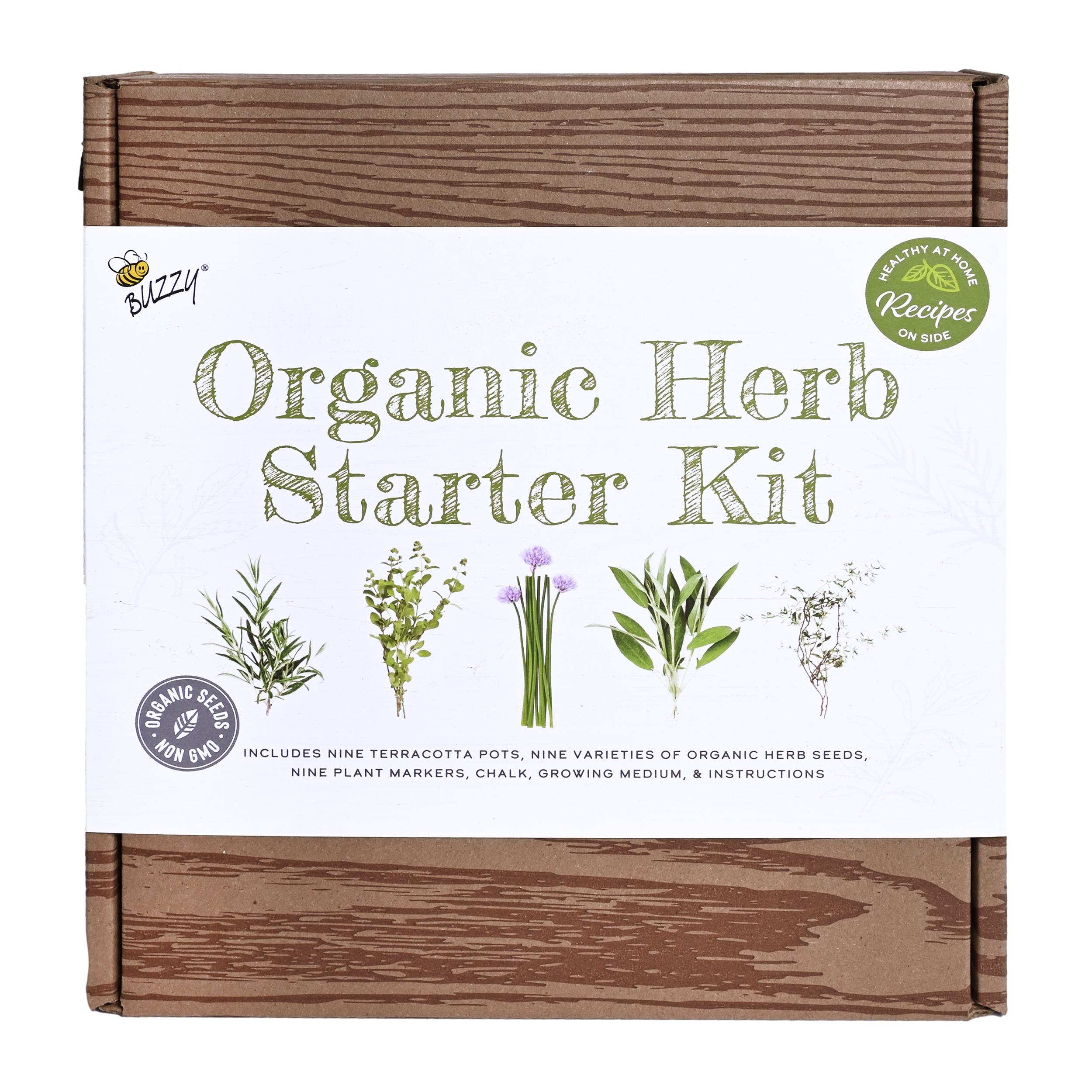 Organic Herb Starter Kit Box