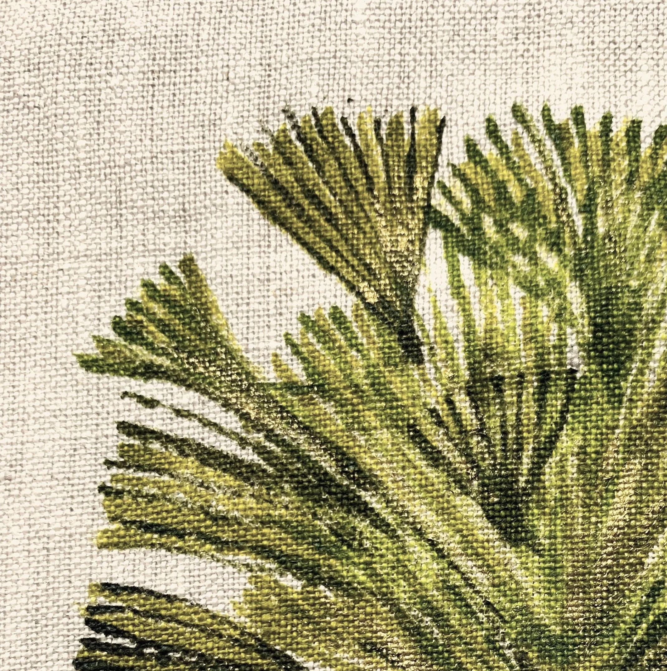 One plant holding another