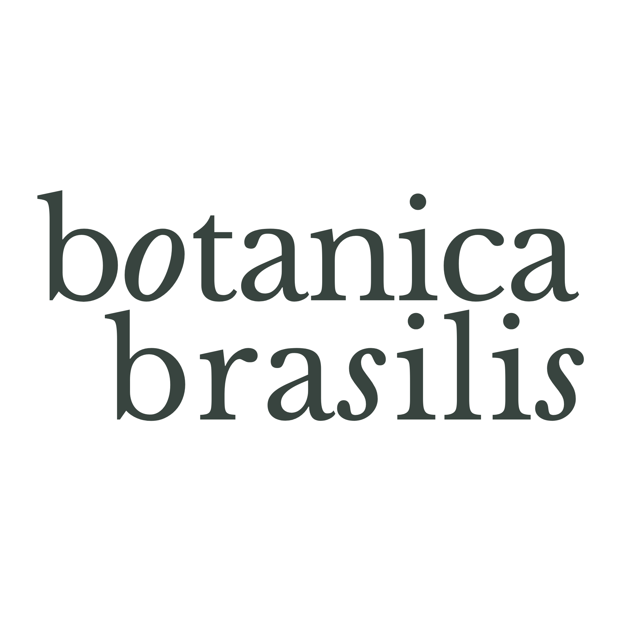 Official logo for Botanica Brasilis, the contemporary painting practice of artist Cleidi Hearn.