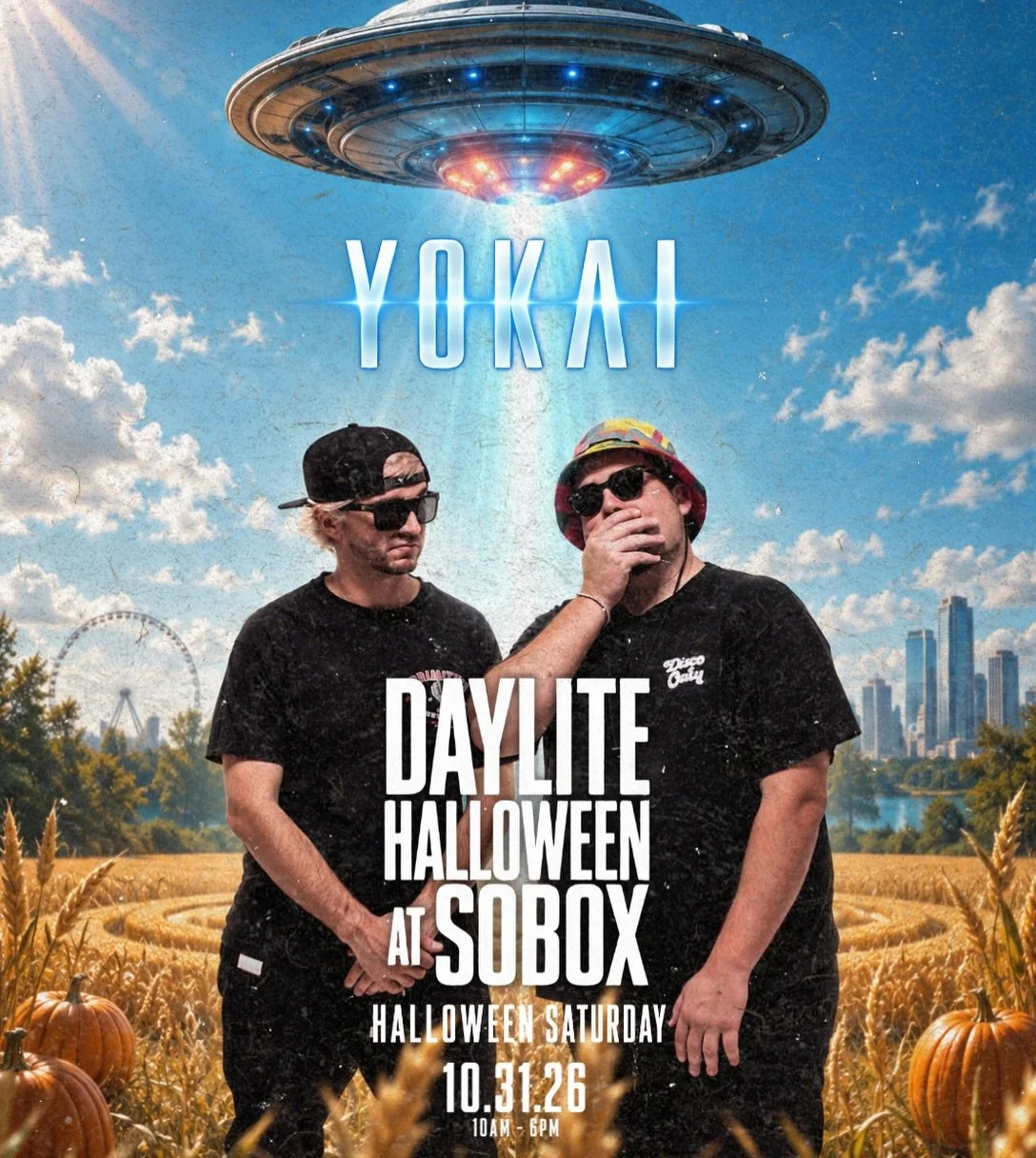ORLANDO, THIS ONE&rsquo;S OURS🔥

Orlando&rsquo;s own @wearetheyokai are headlining Daylite Halloween Festival!

YOKAI has taken their high-energy tech house sound from Orlando&rsquo;s clubs to Electric Zoo&rsquo;s mainstage, EDC Las Vegas, EDC Orlan