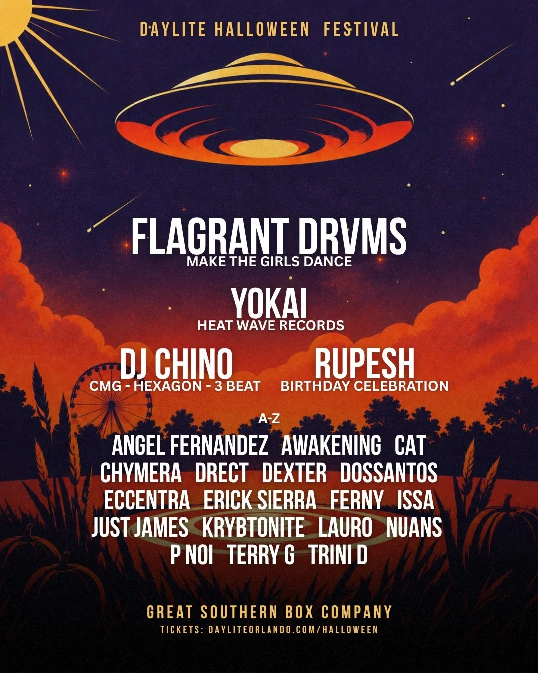 🛸 SET TIMES HAVE LANDED 🛸

Three rooms. 20+ DJs. Eight hours of house music.

Swipe for the full schedule across the Main Room, Food Hall and Walters Tavern. Save this post and send it to your crew so you don&rsquo;t miss a set.

Featuring Flagrant