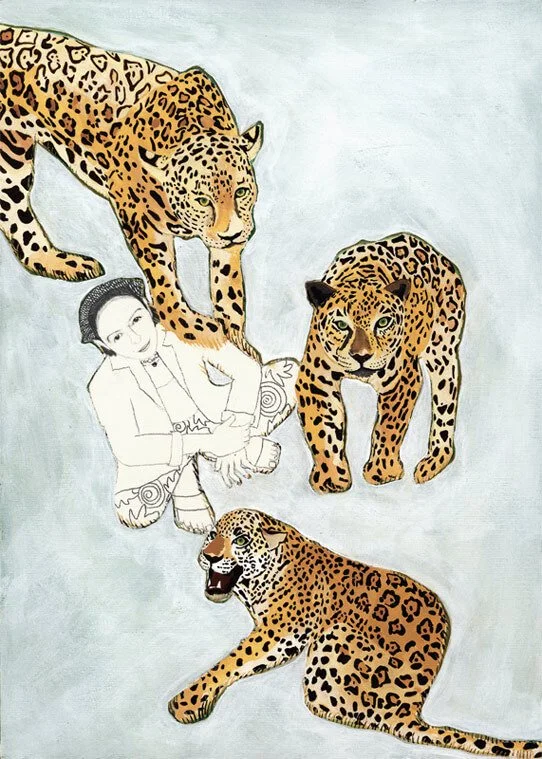 Self Portrait with Jaguars 2001