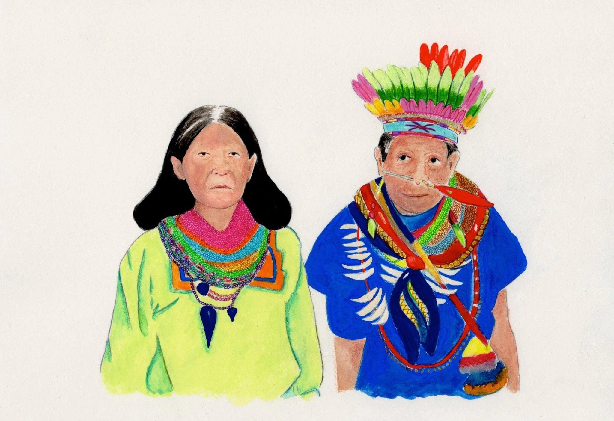 Dona Beatriz y Taita Guillermo Lucitnate 2013