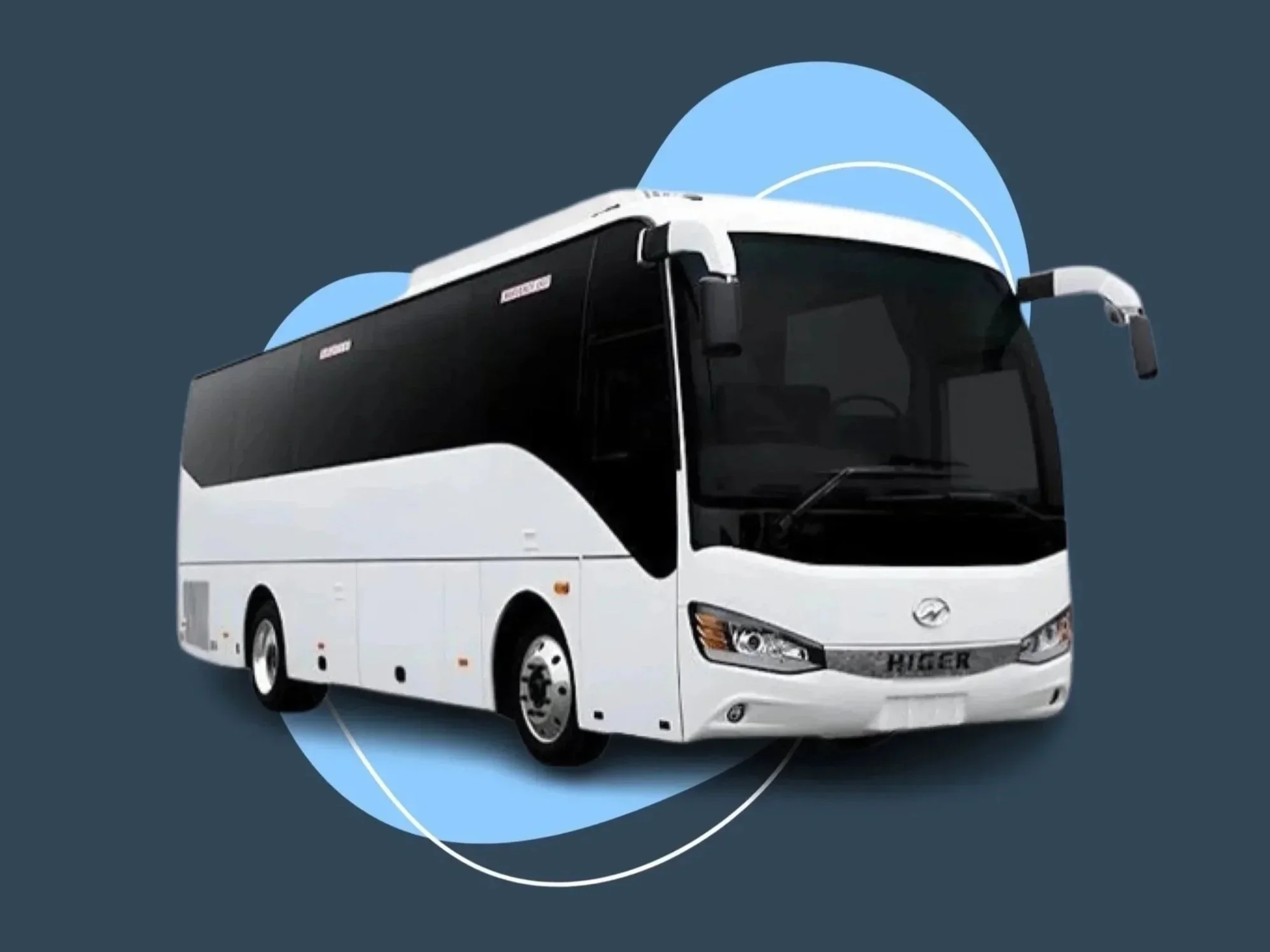 Higer sprinter bus rental in Abu Dhabi