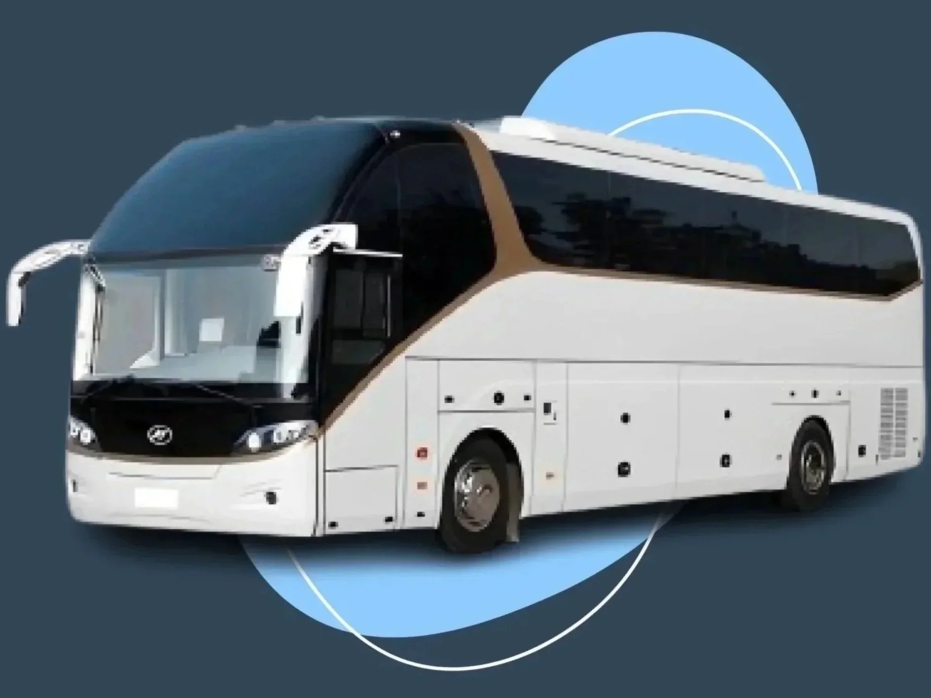 Higer coach bus rental in UAE
