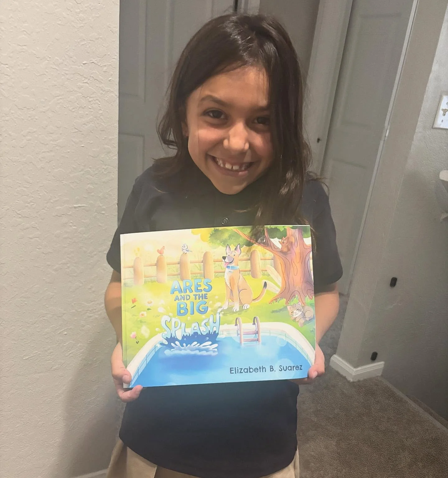 From our hearts to their hands 💛 Seeing kids light up with Ares and the Big Splash makes it all worth it.