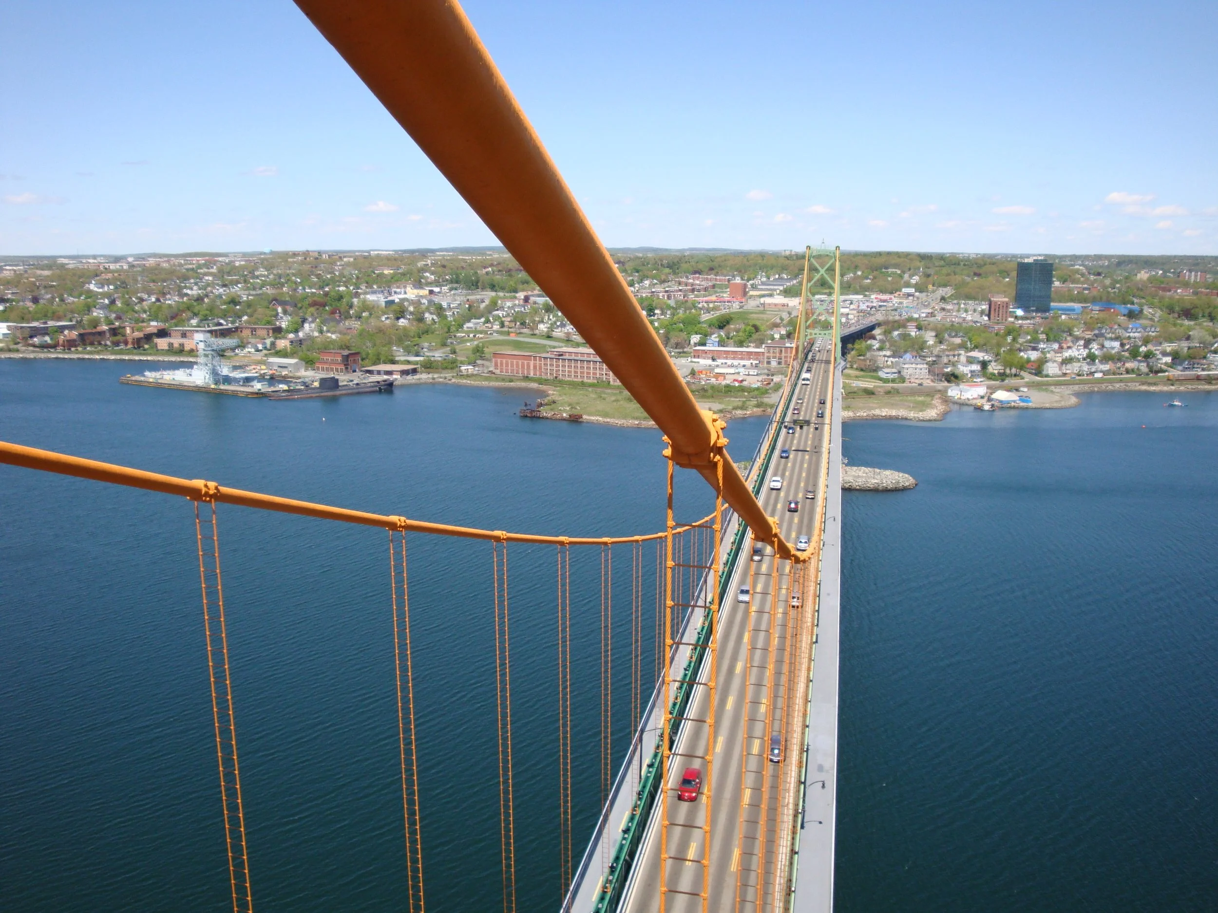 View from the MacDonald bridge Tower