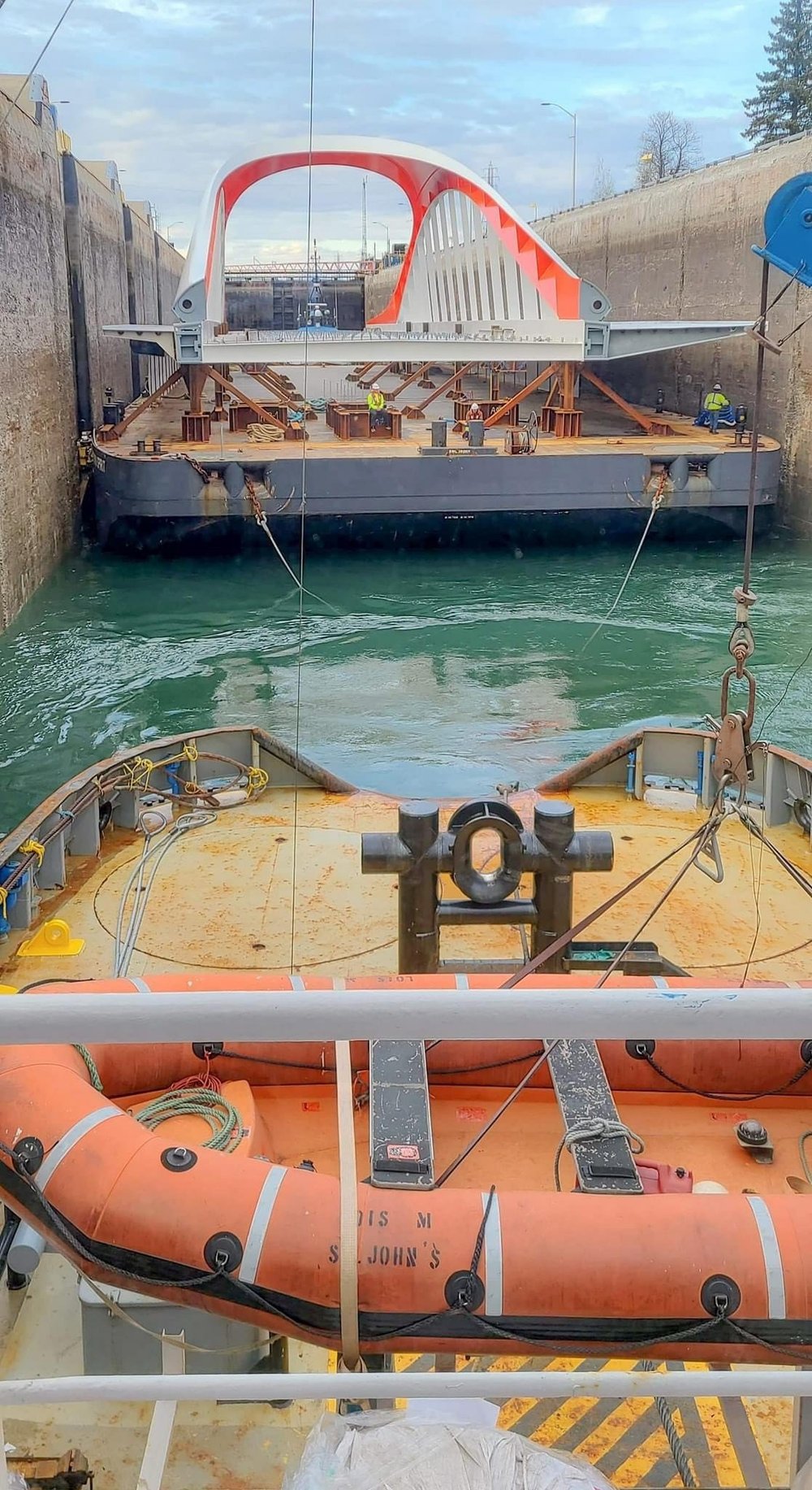 Port Lands Bridge Canal and Lock 