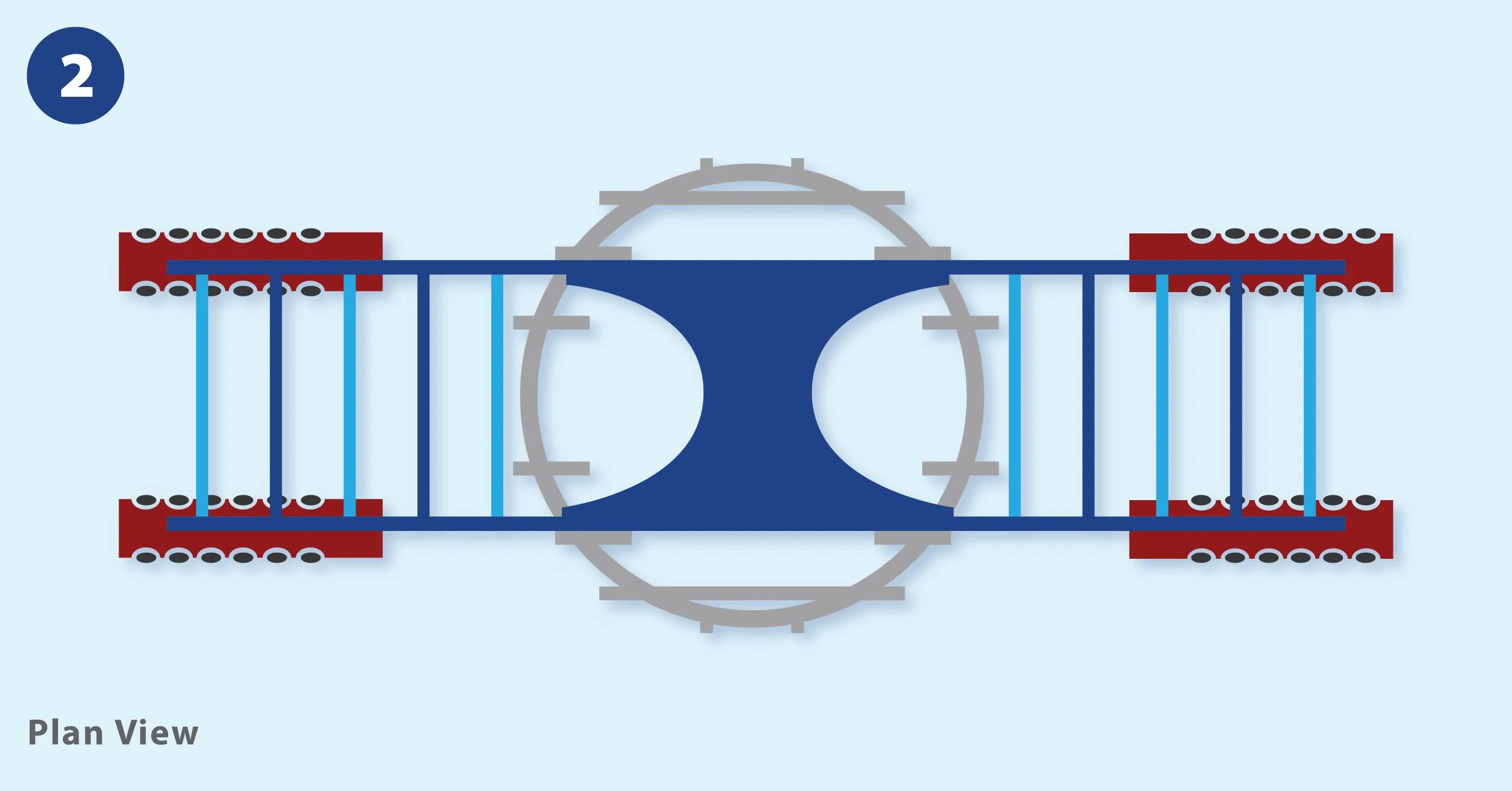 Port Lands Bridges: Plan View