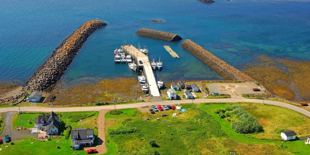 Freeport, South Cove Aerial view