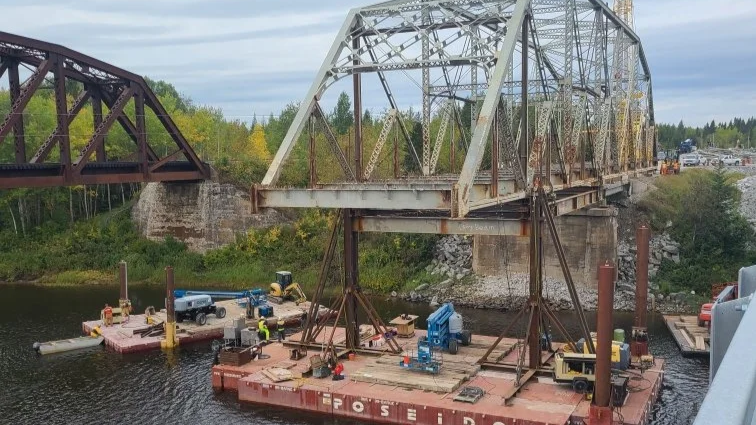 Groundhog River Bridge Demolition