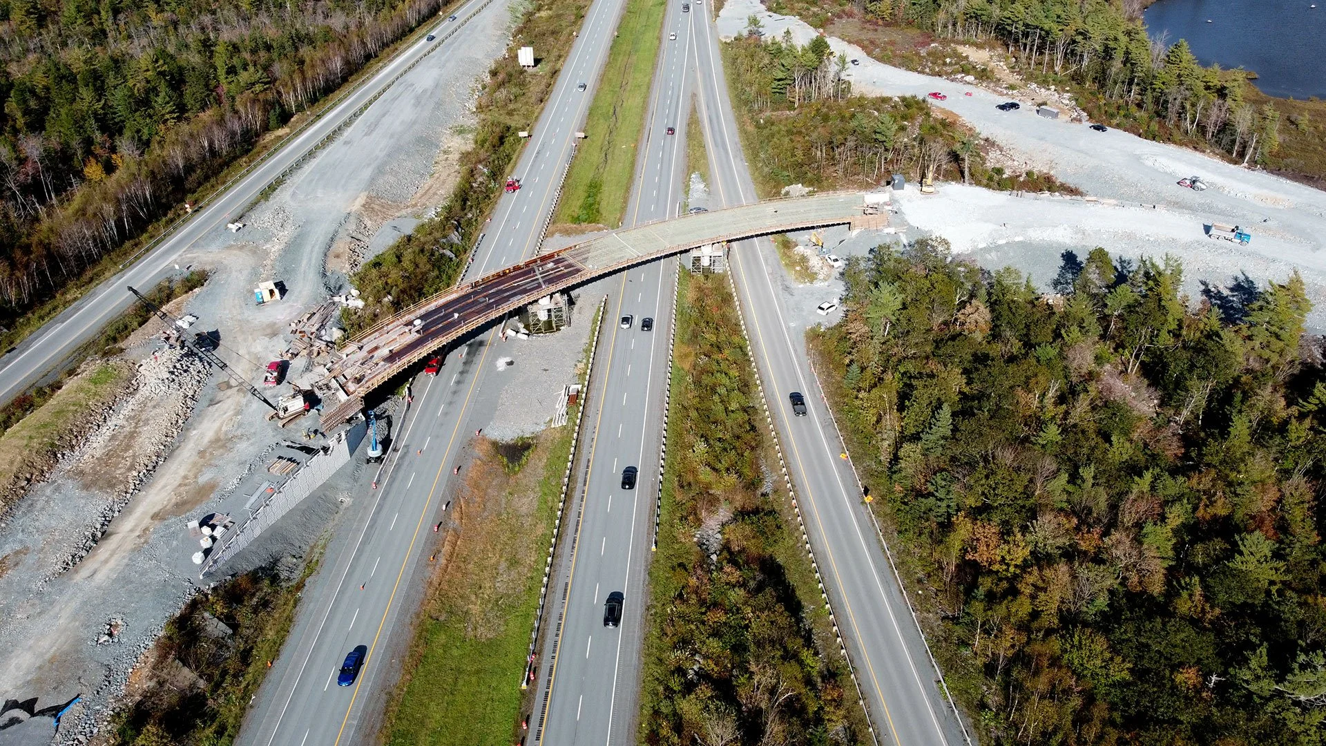 Highway 107/102 Aerial View, Opposite End