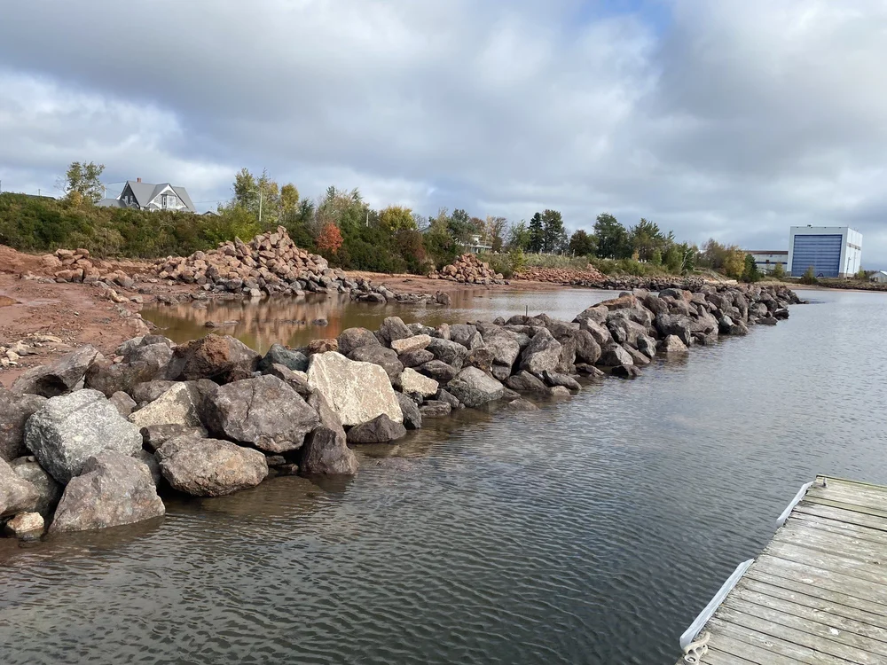 Georgetown harbour Construction