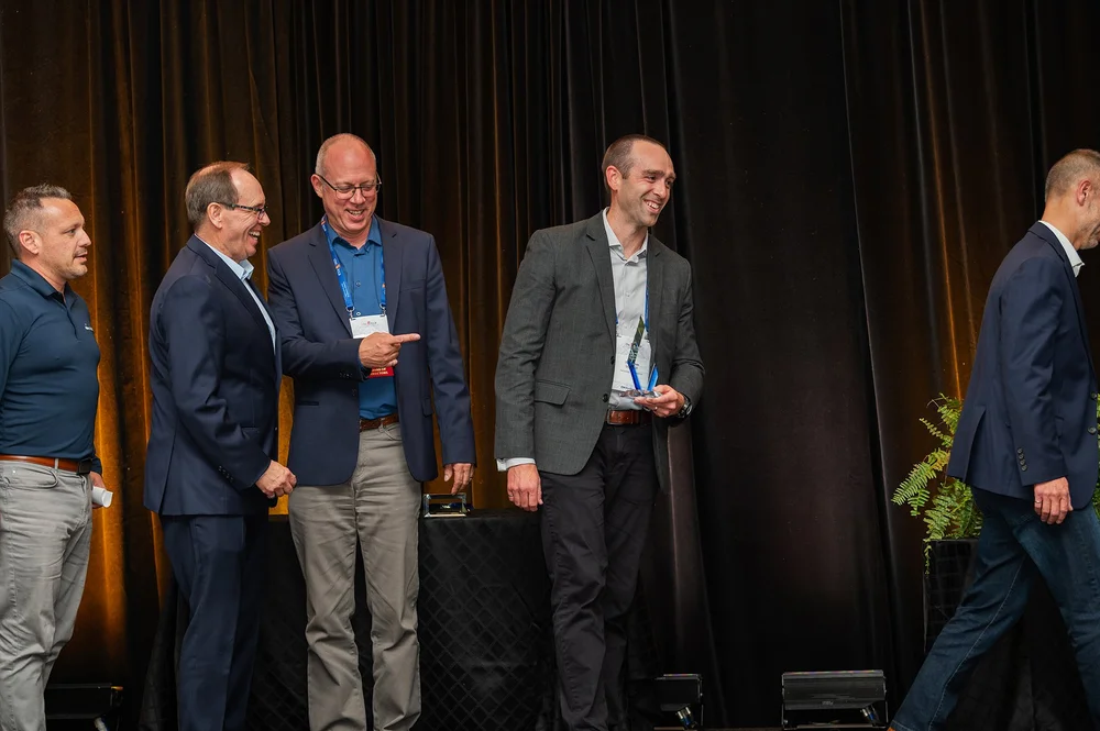 Thomas McNutt Accepting Award