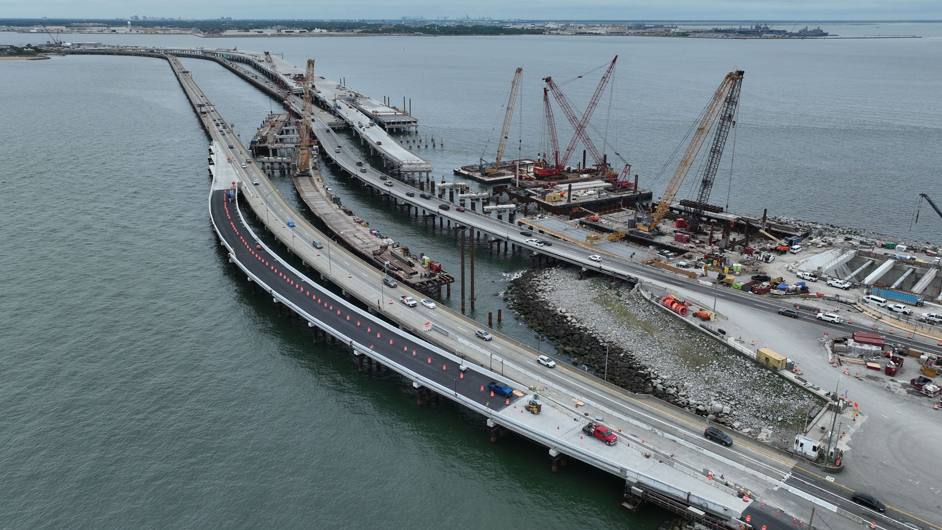 Hampton Roads work Progresses