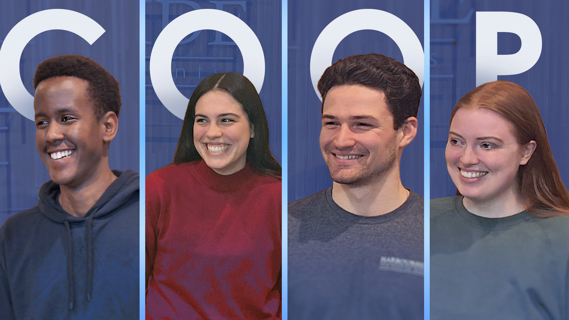 Bryan, Claire, Scott, and Kate: all former Co-Op Students in the Harbourside Engineering Dartmouth office. Now each of them works full time as a junior or Engineer in Training.