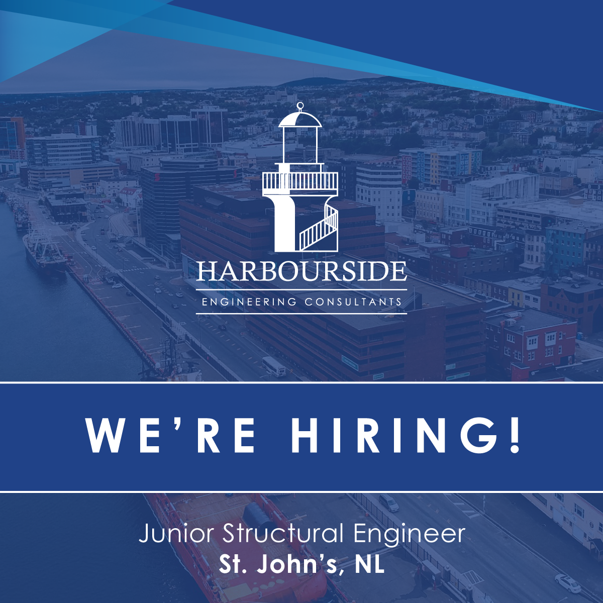 Our Newfoundland Office is hiring a Junior Structural Engineer!