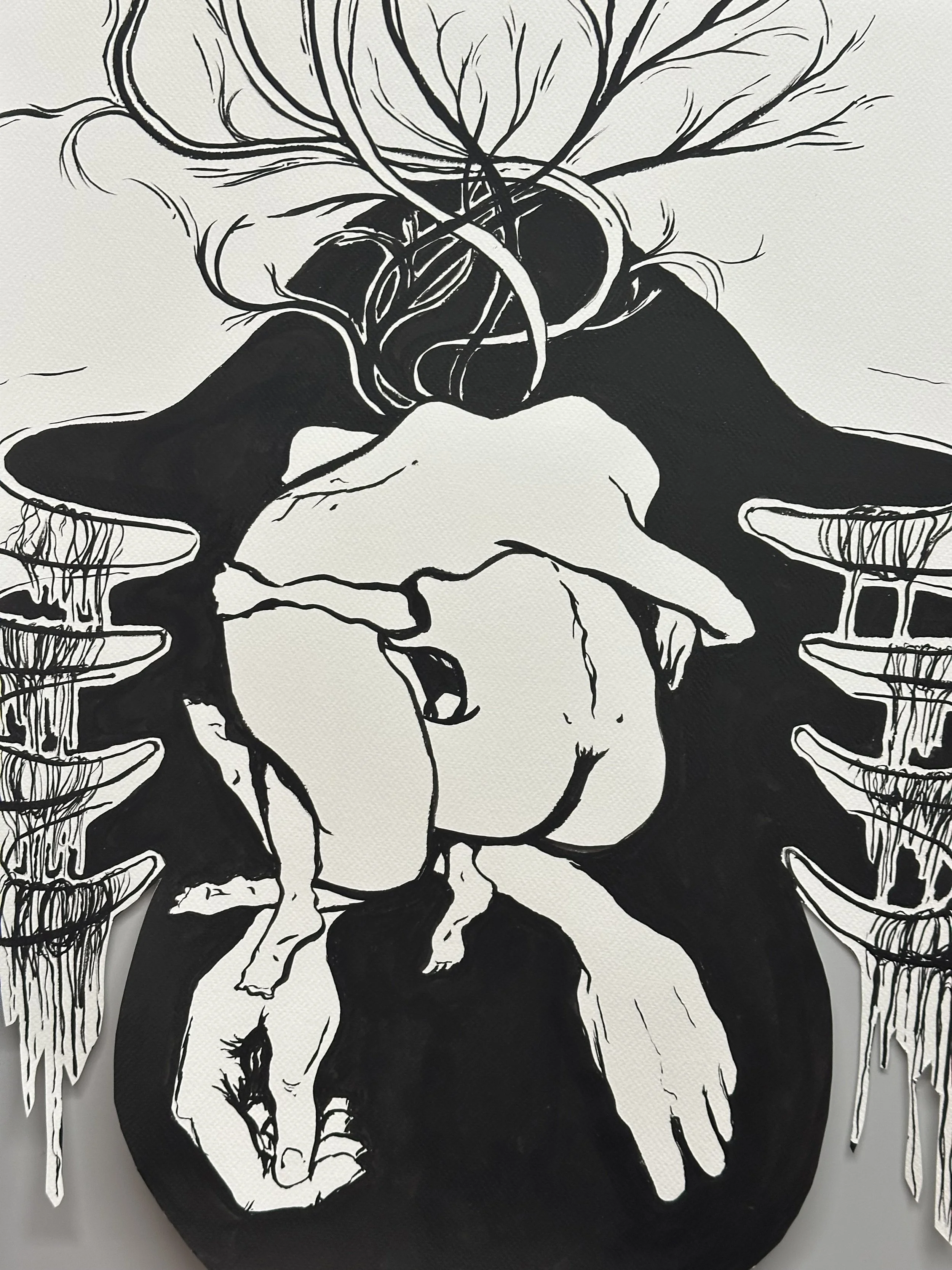 Untitled ink on paper. 2025