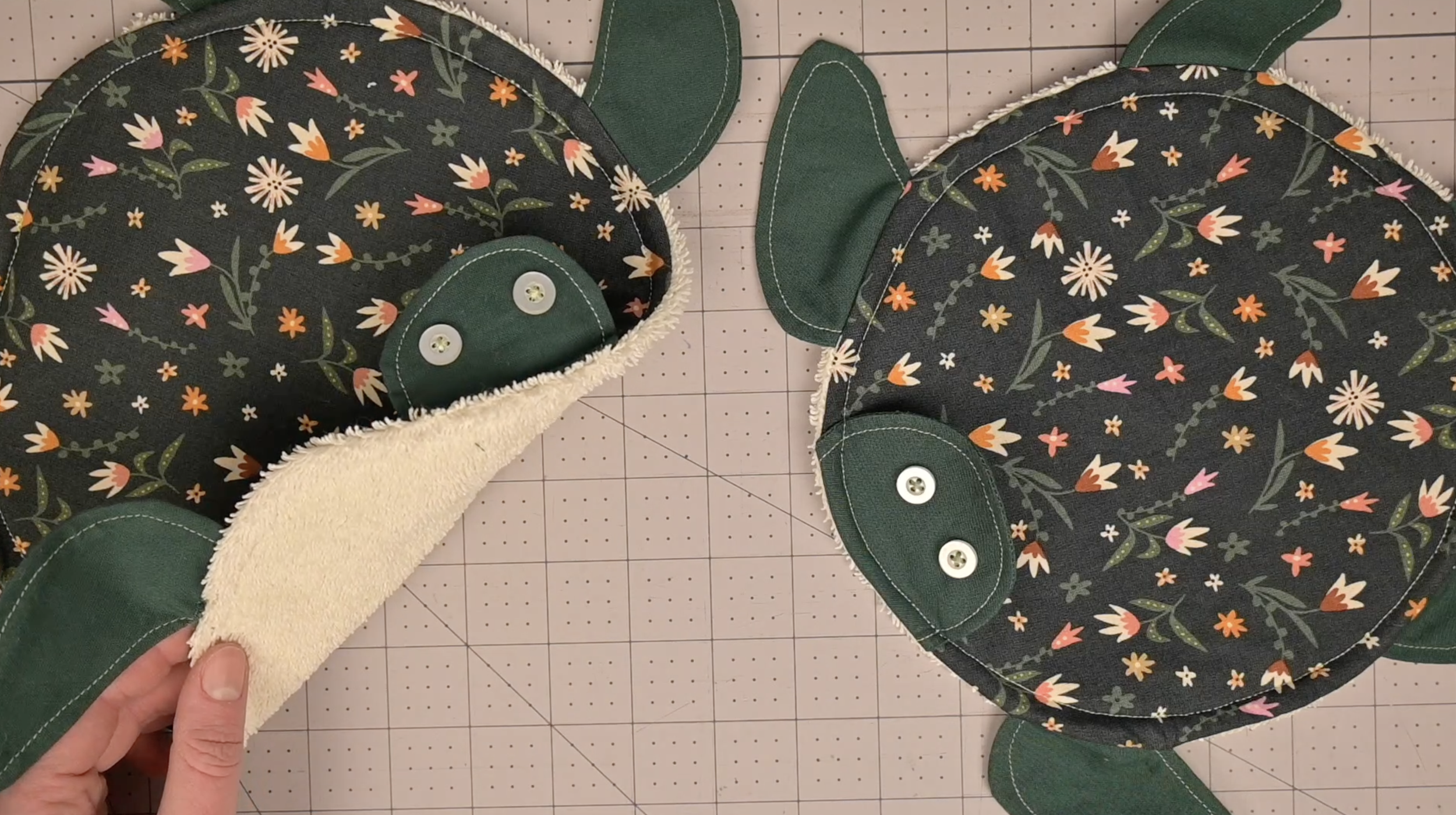 Floor Turtle (Turtle Mop) Step-by-Step Tutorial / Free Downloadable Pattern!