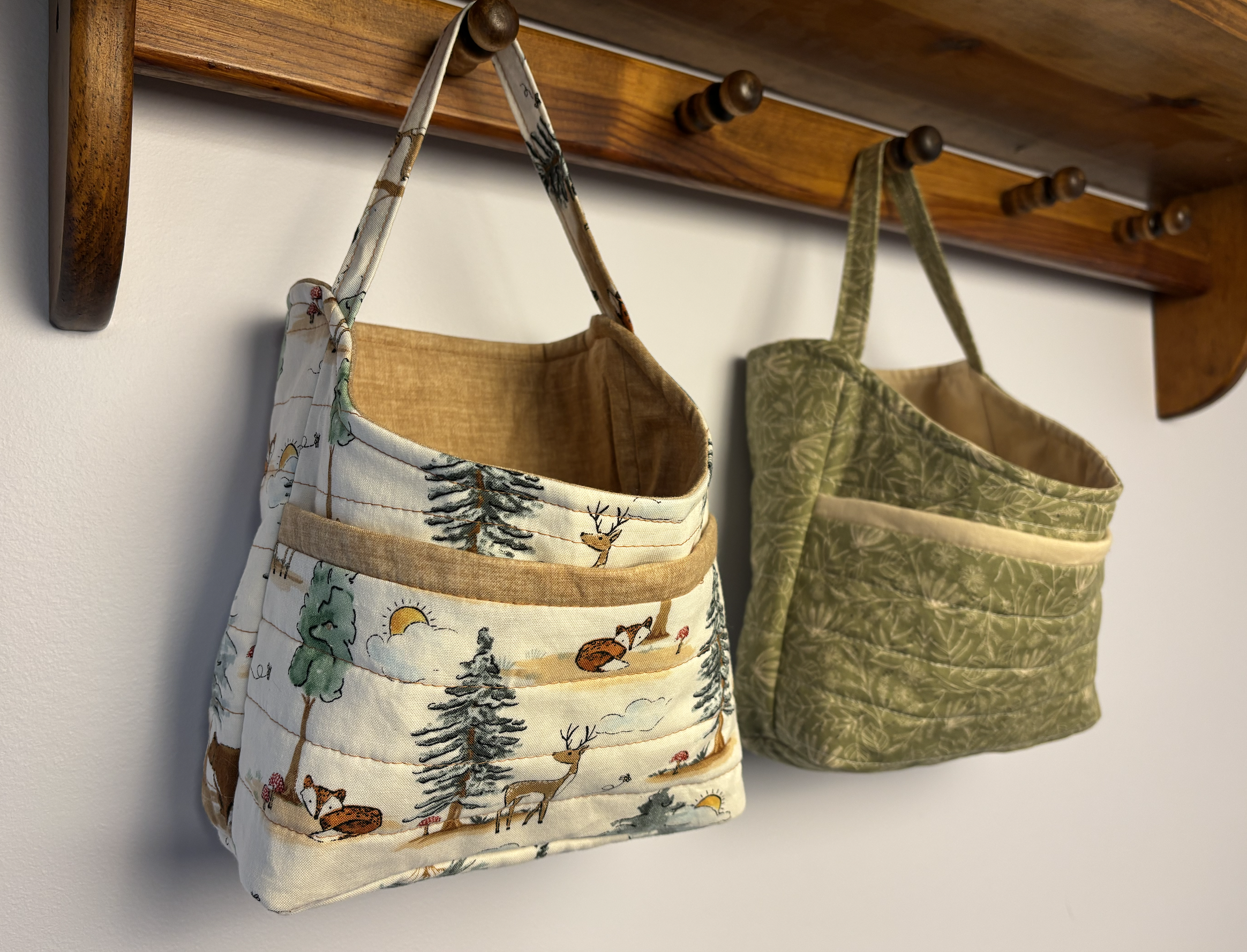 Hanging Storage Pod Step-by-Step Tutorial &amp; Follow-Along: Make Your Own Pattern (For Free!)
