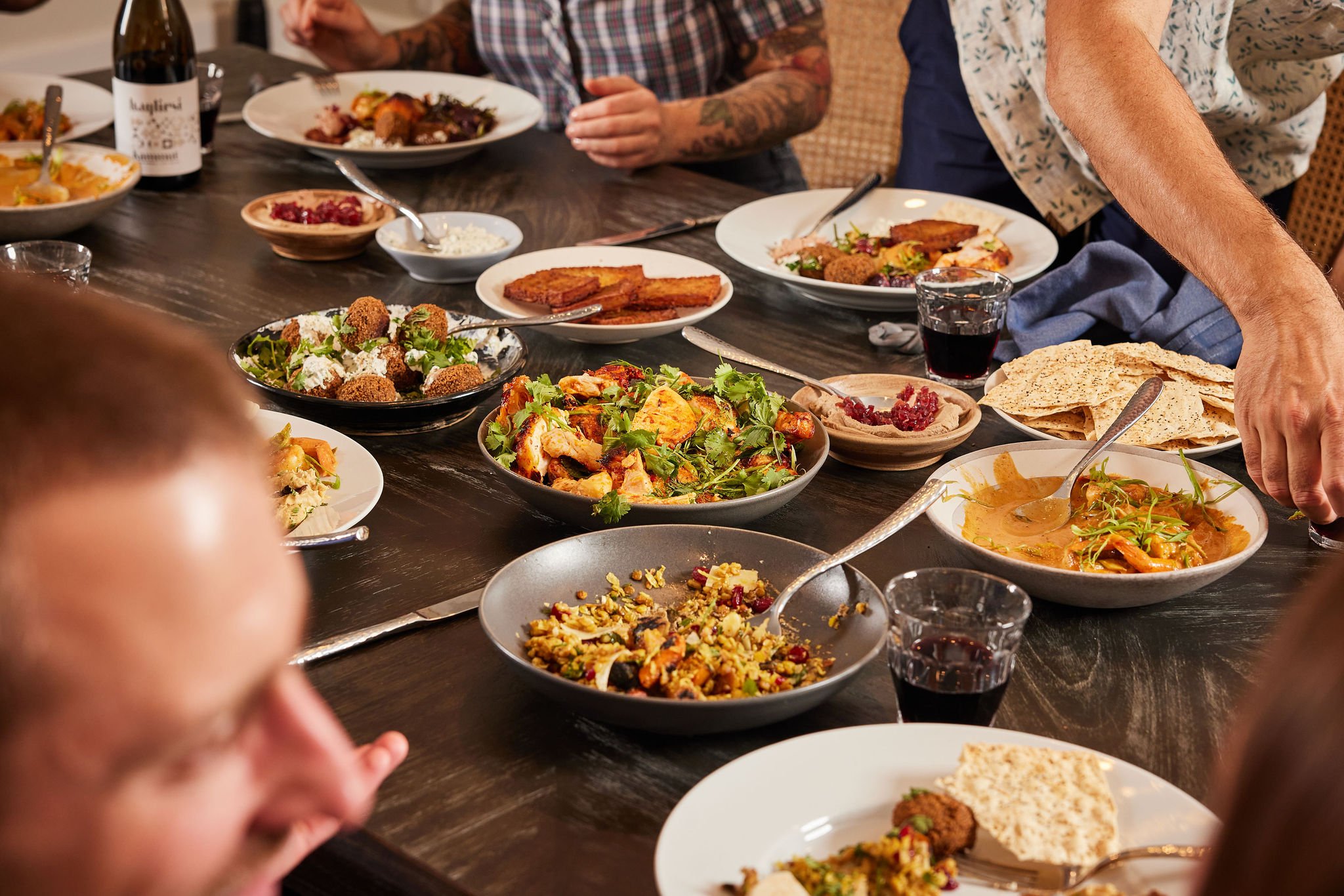 A smattering of special event food at off-site event