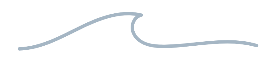 A simple line drawing of a wave.