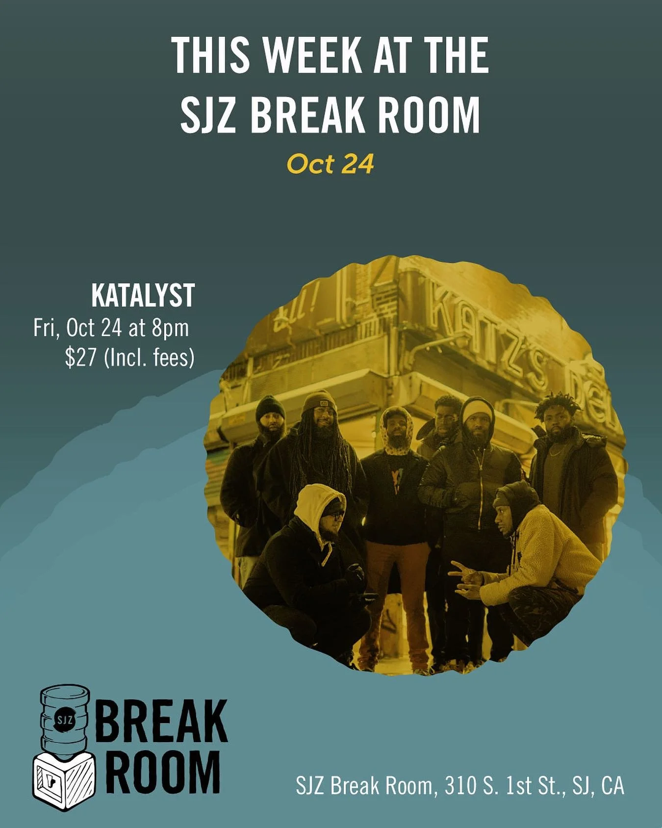 Katalyst is a nine-piece LA collective that blends jazz, hip-hop, experimental and world music &mdash; they have worked with artists like Beyonce, Jay-Z, Anderson .Paak, Nas, Ali Shaheed Muhammad, Adrian Younge, and more! Hear their distinctive sound