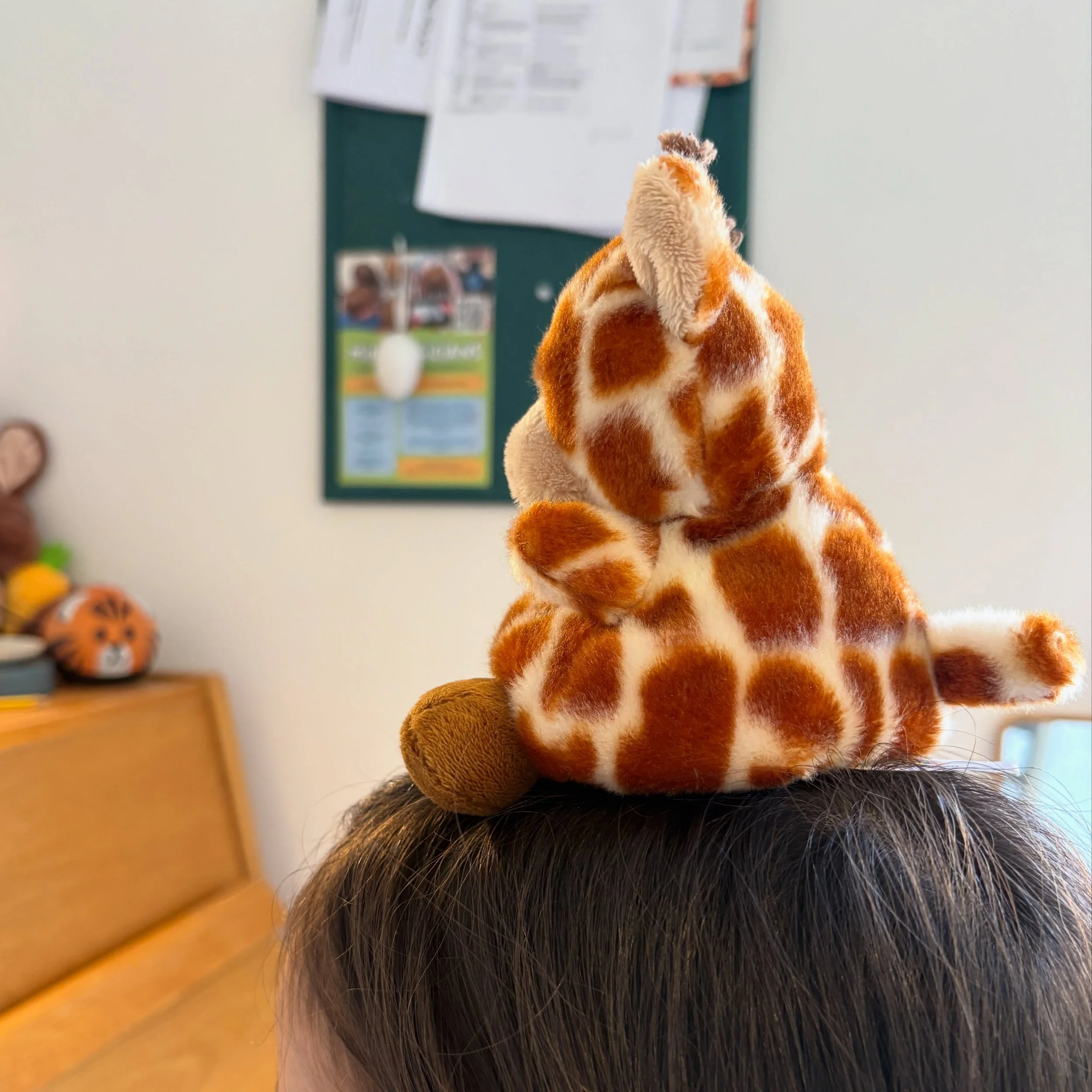 Meet Geoffrey! 🦒 he&rsquo;s become a firm fixture in the music room this week. He originally joined us to help some of my youngest students feel comfortable at the piano, but he&rsquo;s been adopted by a few of my older students too, especially thos