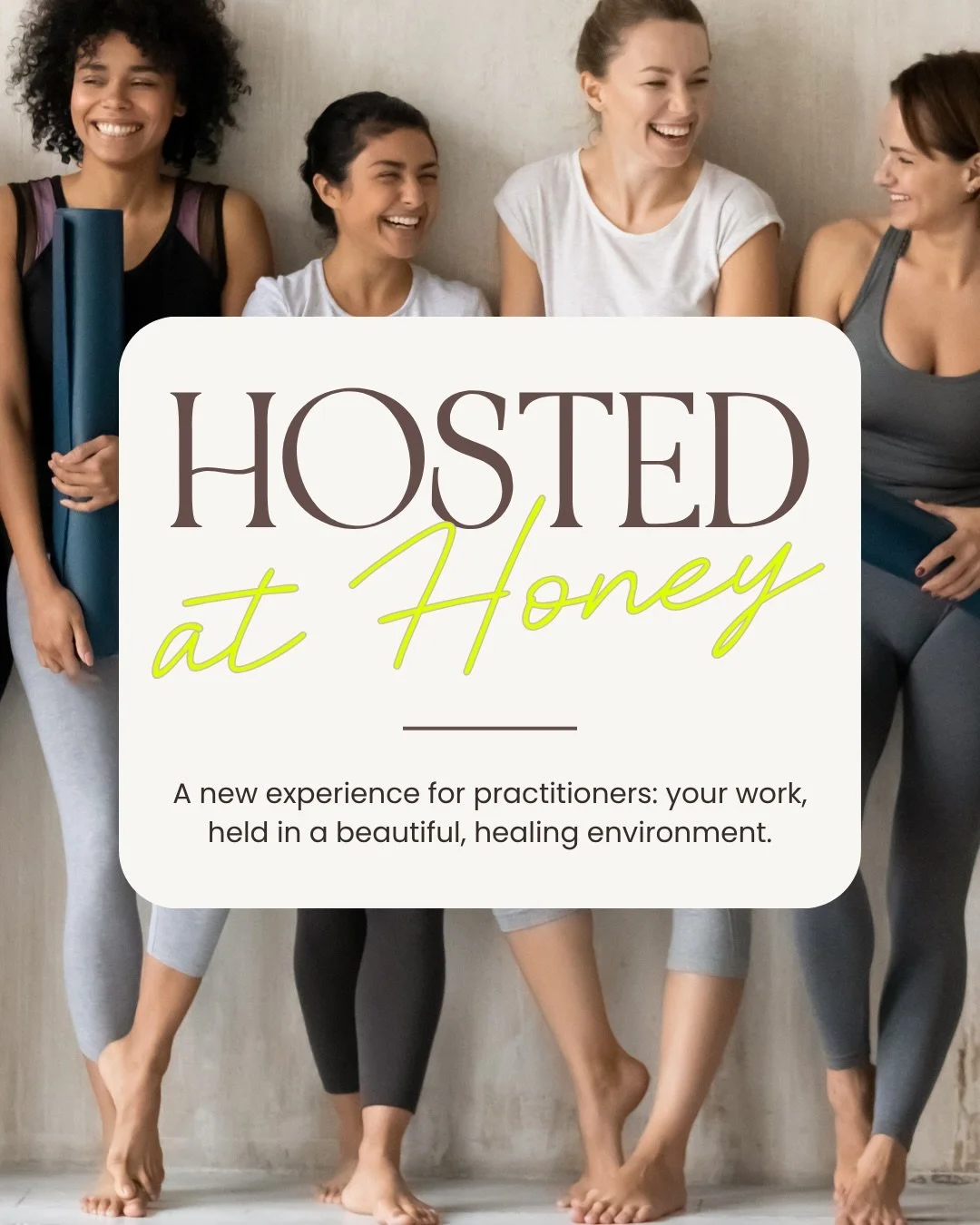 At Honey, we believe healing happens in safe, connected spaces.⁠
⁠
Welcome to Hosted at Honey 🤍⁠
⁠
We&rsquo;re opening our doors to aligned professionals who bring something deeply complementary to our mental wellness programming.⁠
⁠
From movement a