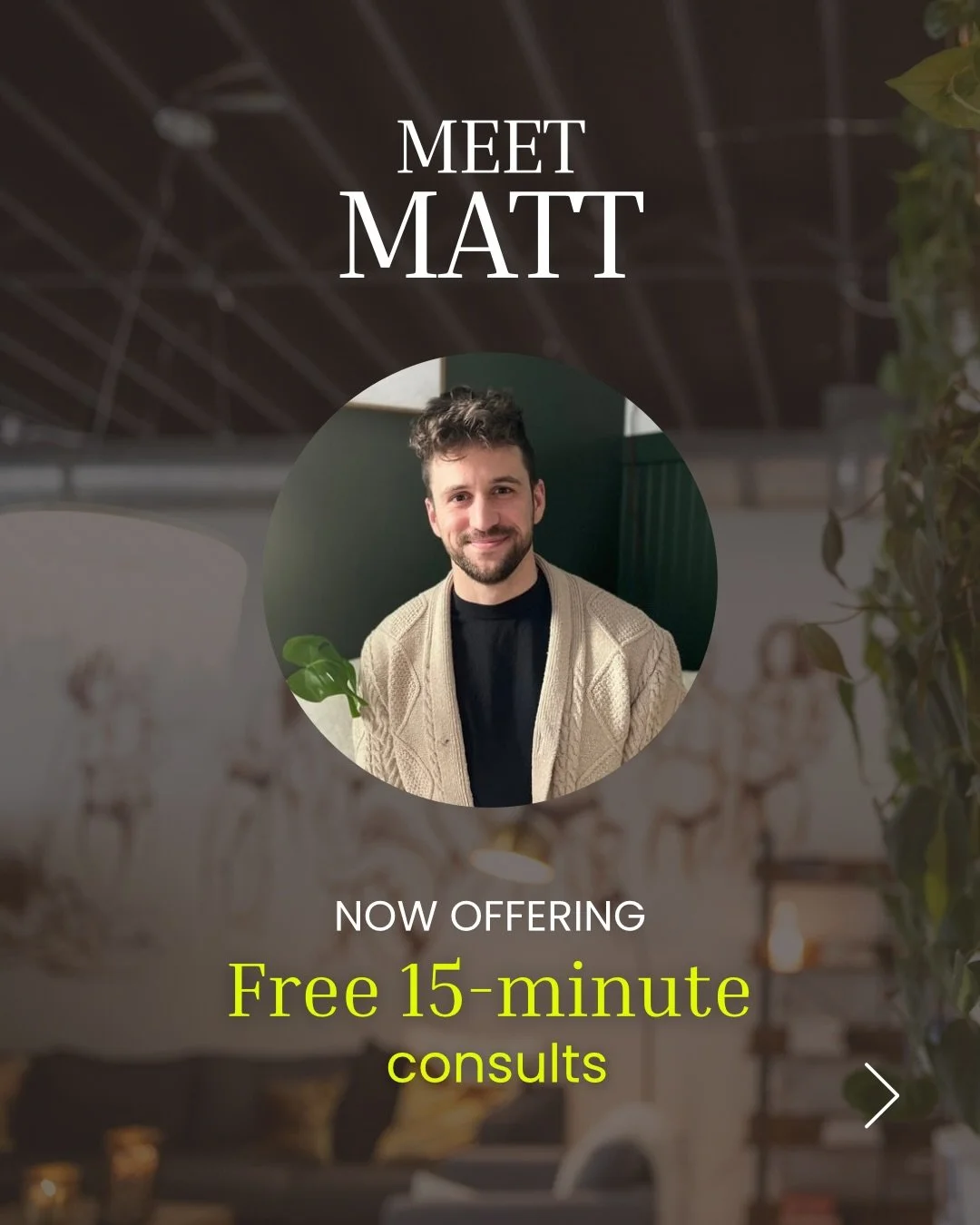 If you&rsquo;ve been waiting for the right moment to start therapy&hellip; this might be it.

Meet Matt. A grounded, thoughtful therapist who works with men, women, and couples, and offers evenings for the people whose days don&rsquo;t slow down unti