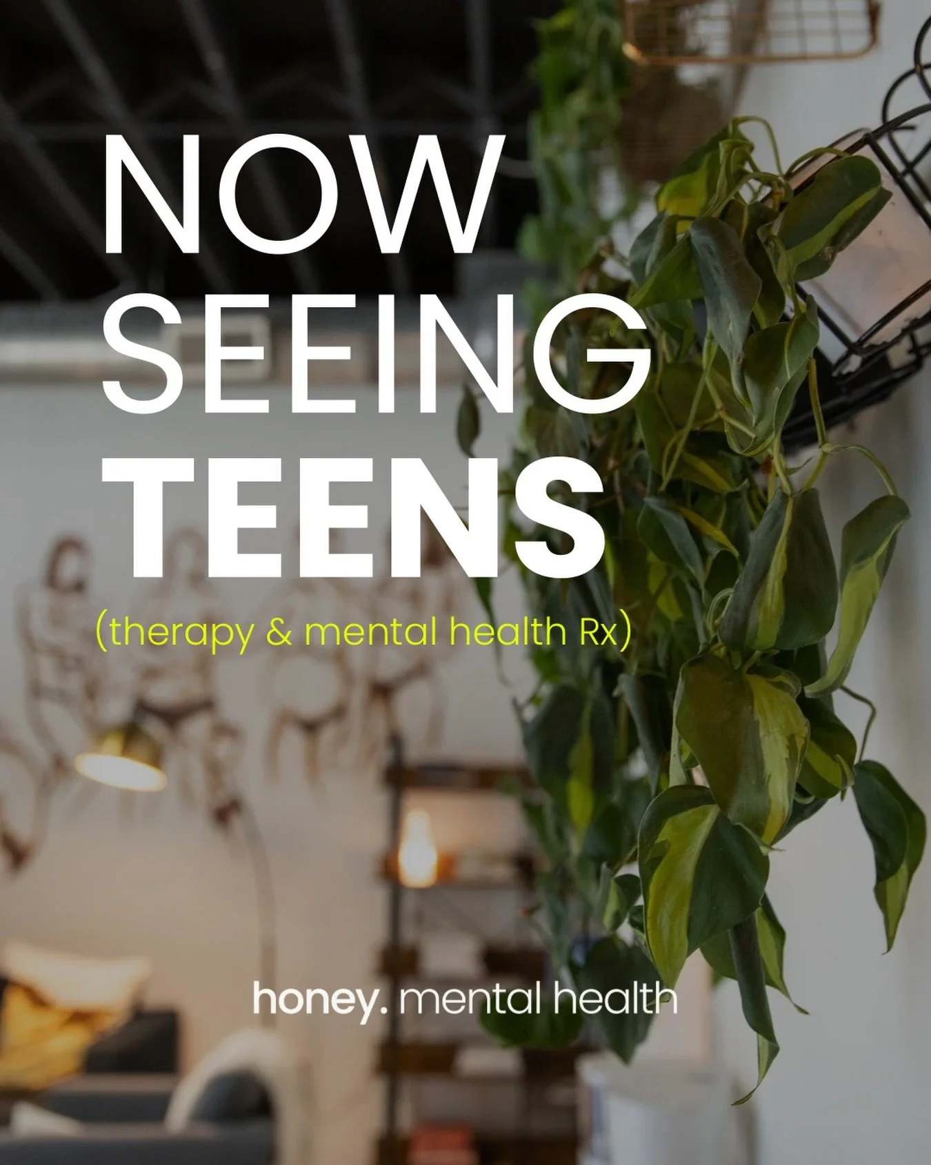 As we continue to expand, Honey Mental Health is now seeing teens (14+), along with moms, dads, and couples.
&nbsp;
Therapy and medication support in one place.
&nbsp;
Comment &ldquo;APPOINTMENT&rdquo; and we&rsquo;ll send you the link to request. Yo