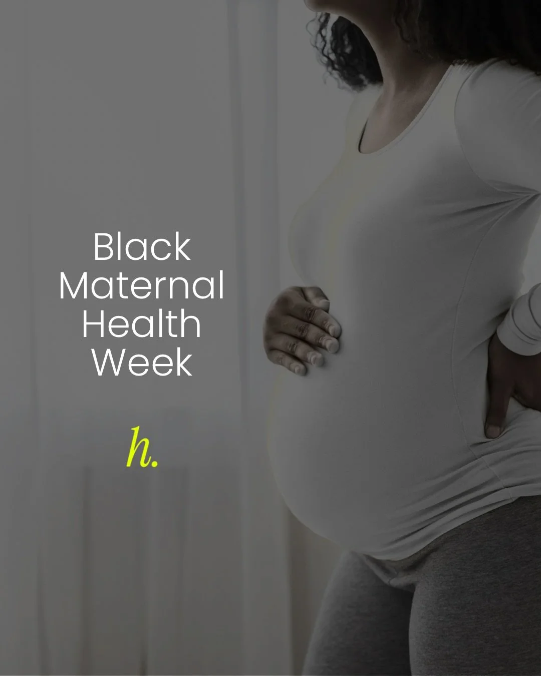This Black Maternal Health Week let us uplift Black maternal voices, advocate for more equitable care, and move toward a future where every mother is supported and able to thrive.

Black women are 3&ndash;4 times more likely to experience pregnancy-r