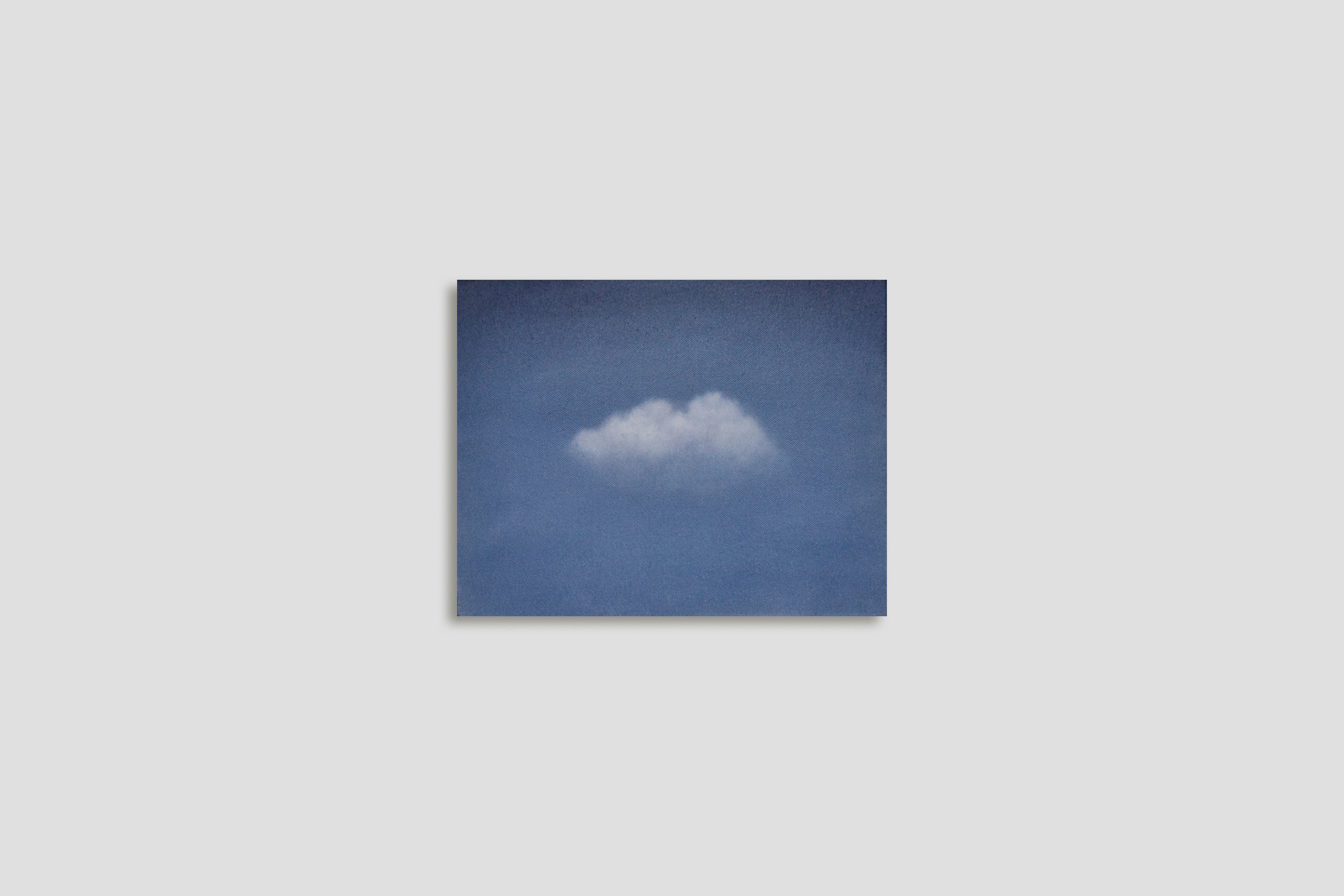 WOLKE 5 - 2018 - Acryl auf Leinwand - 30x24 cm