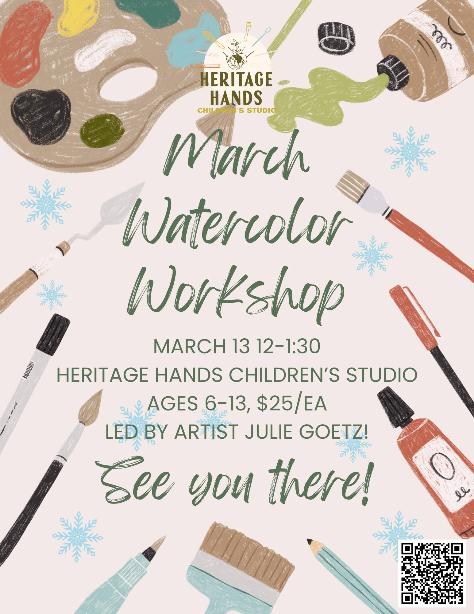 March Watercolor Workshop
