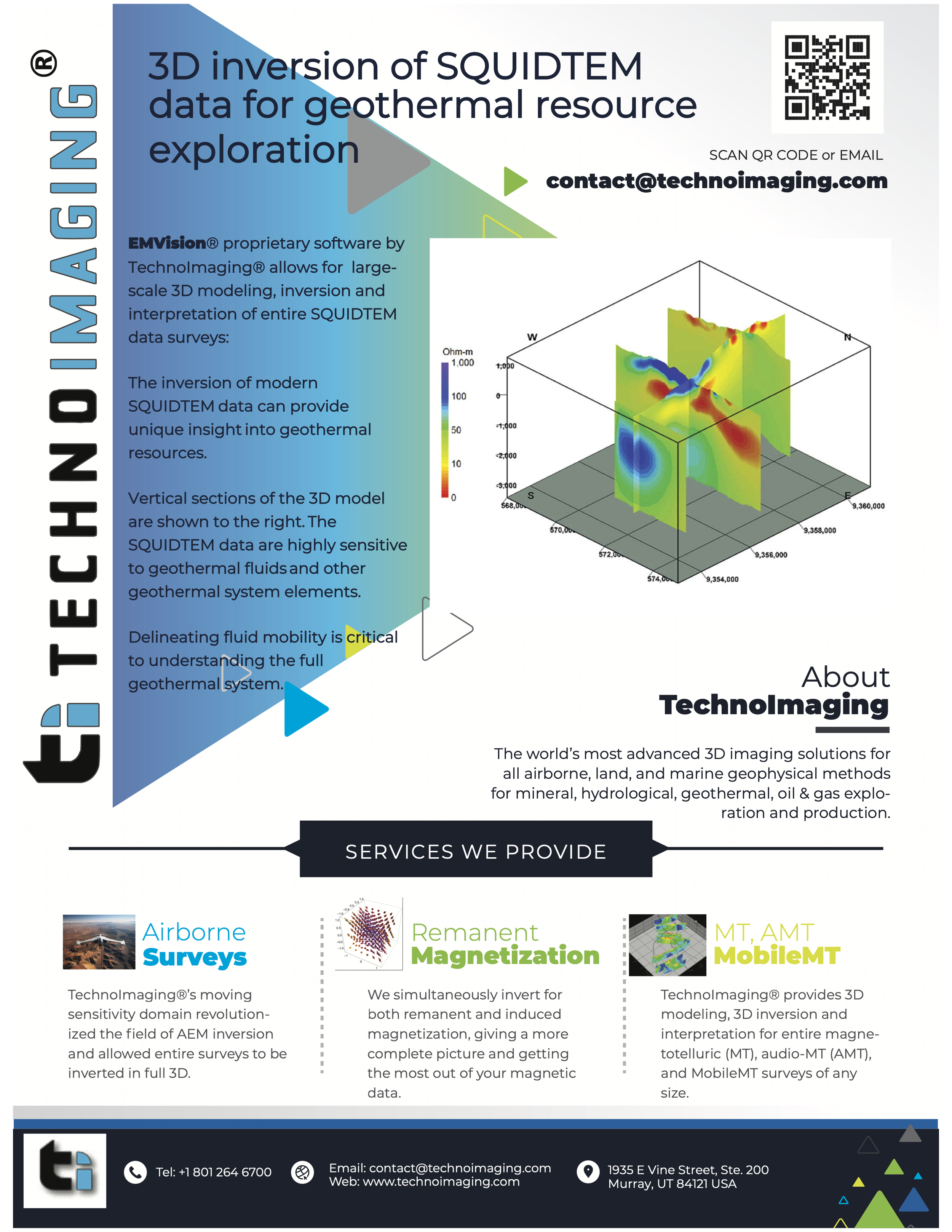 3D Inversion of SQUIDTEM Data for Geothermal Resource Exploration