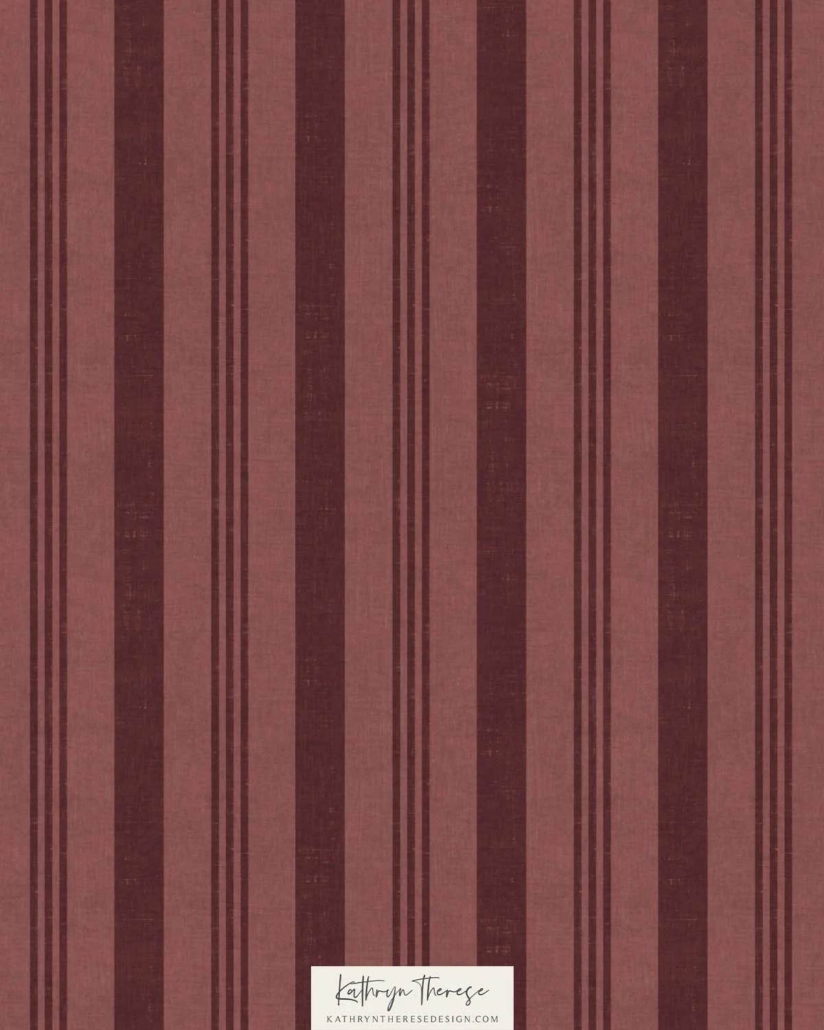 Linden in Tonal Burgundy