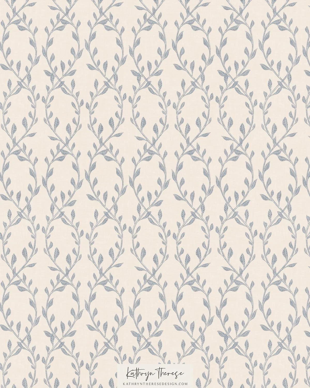 Aven in Cream / Soft Blue