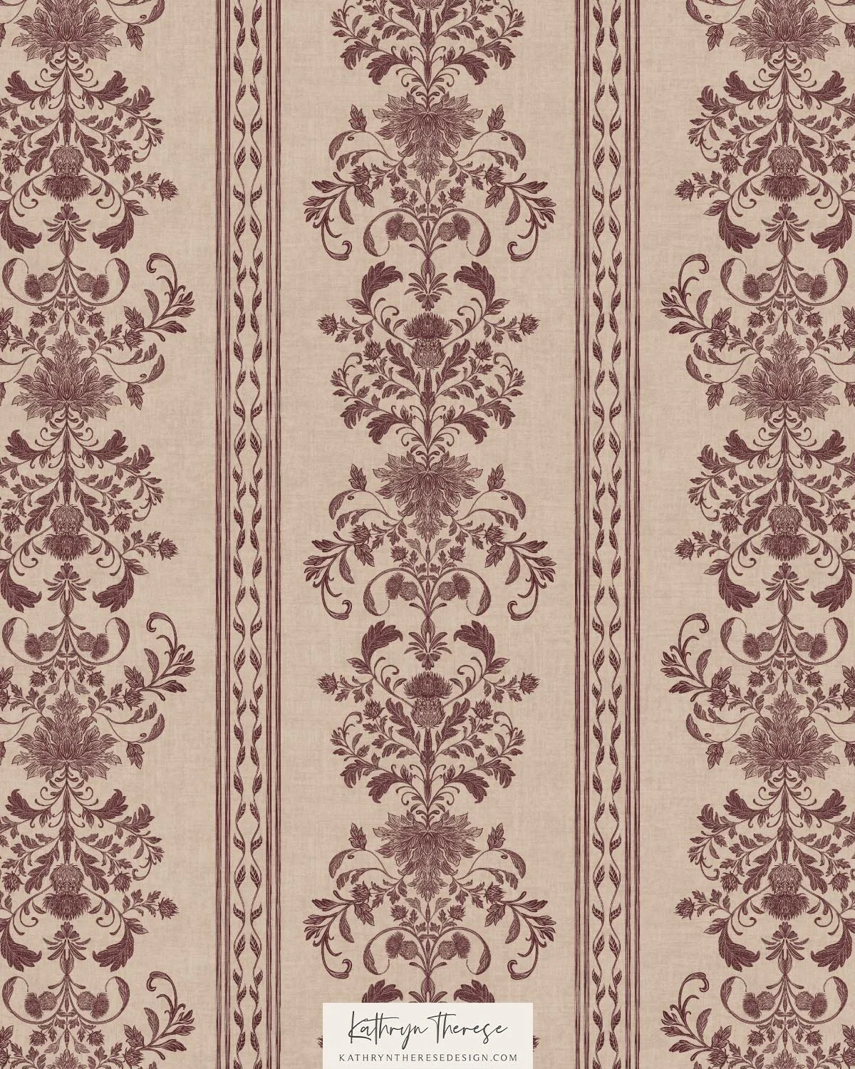 Bridger in Burgundy / Beige
