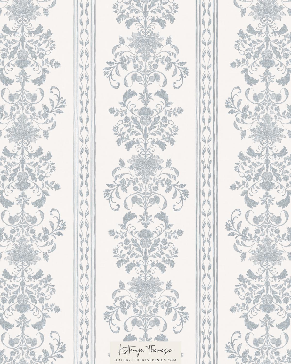 Bridger in Soft Blue / Ivory