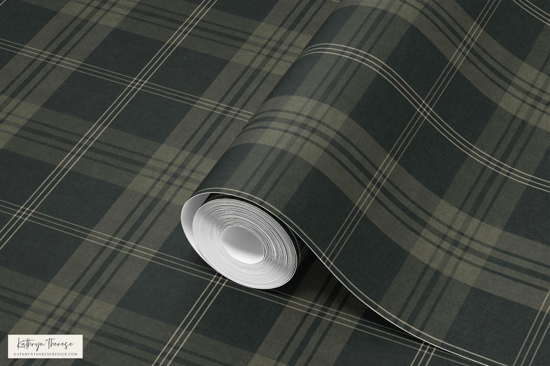 Windsor Plaid Seamless Pattern | Classic Tailored Check for Modern Traditional Interiors