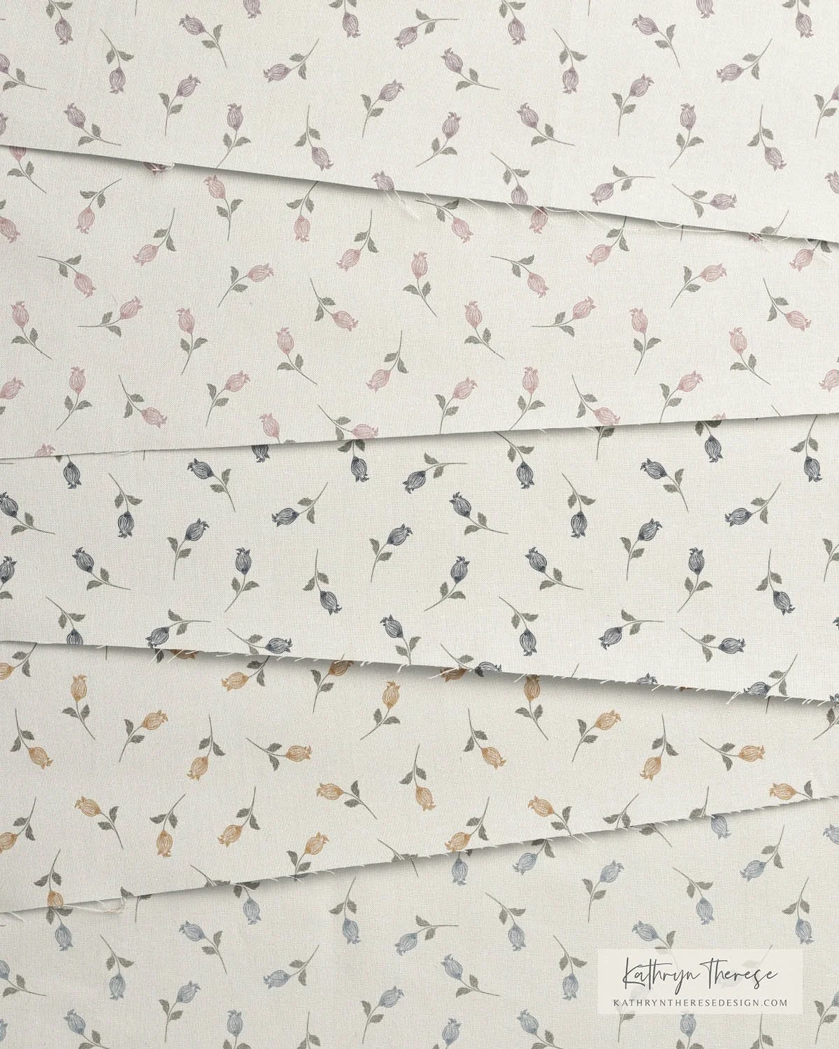 Vintage Ditsy Floral Fabric for Cottage &amp; English Country Interiors